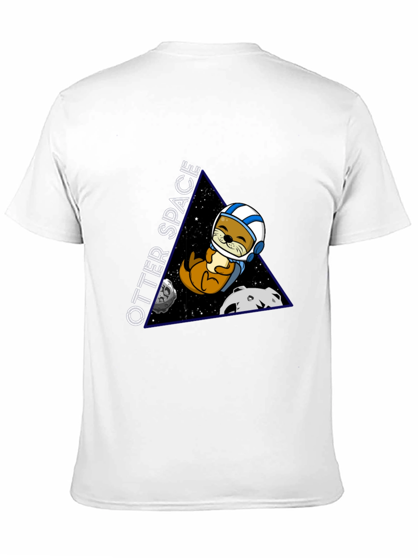 Otter Space T-Shirt - Astronaut Otter Design