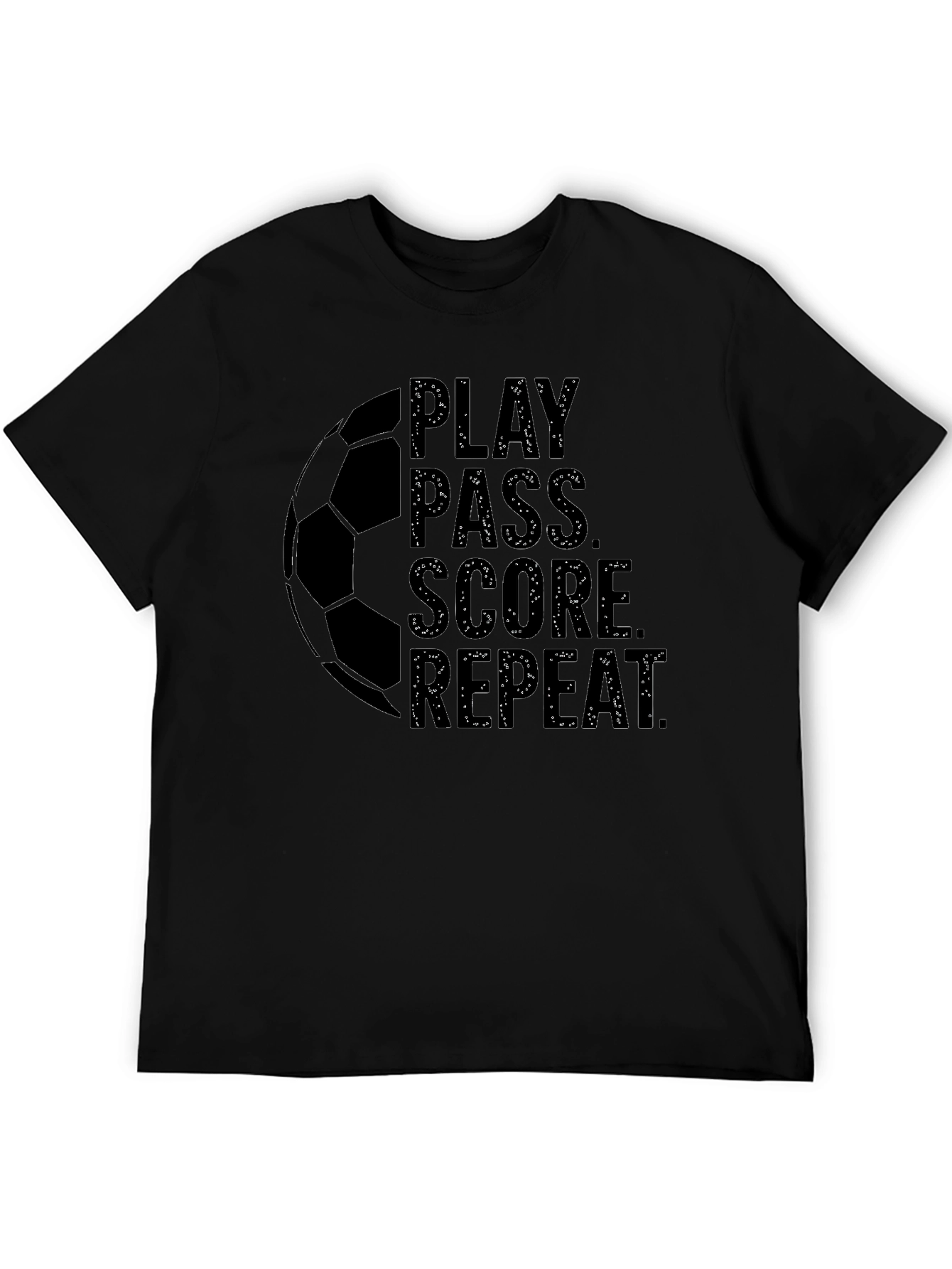 Play Pass Score Repeat Soccer T-Shirt