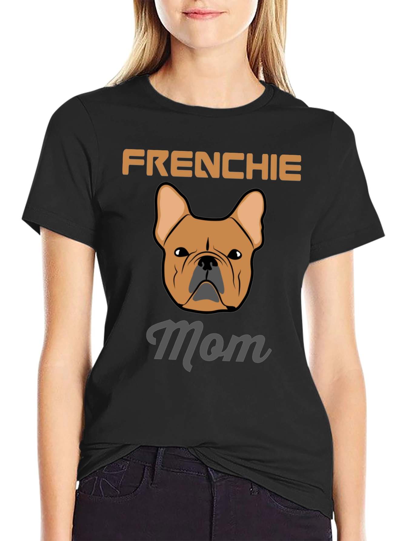 Frenchie Mom T-Shirt - French Bulldog Lover Tee