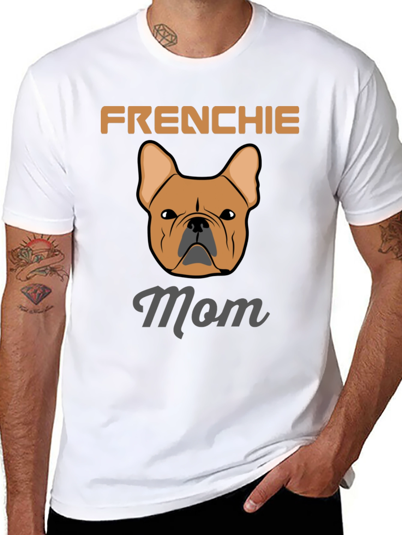 Frenchie Mom T-Shirt - French Bulldog Lover Tee