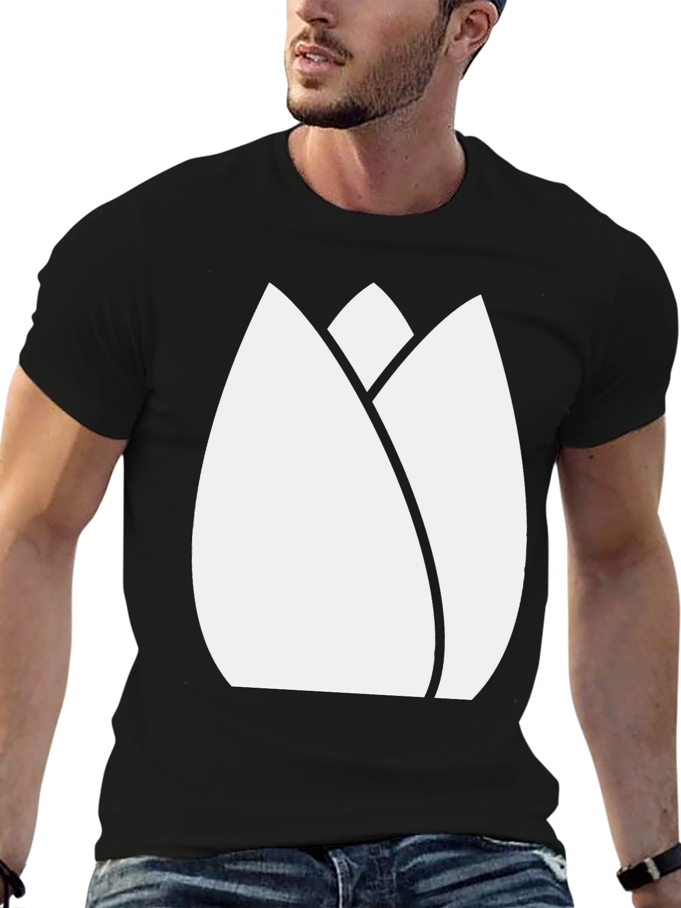 Tulip Graphic Tee - Modern Minimalist Design