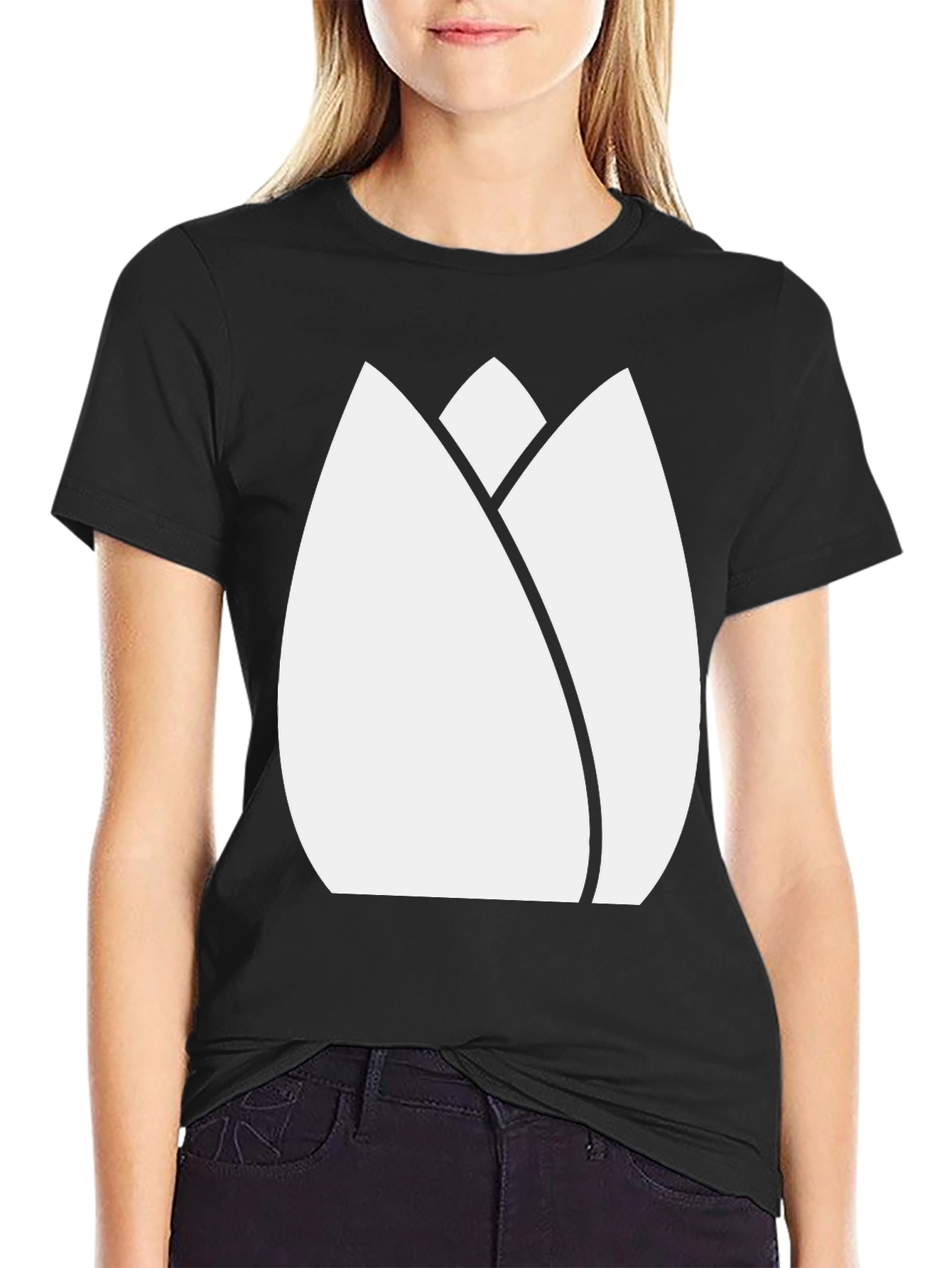 Tulip Graphic Tee - Modern Minimalist Design