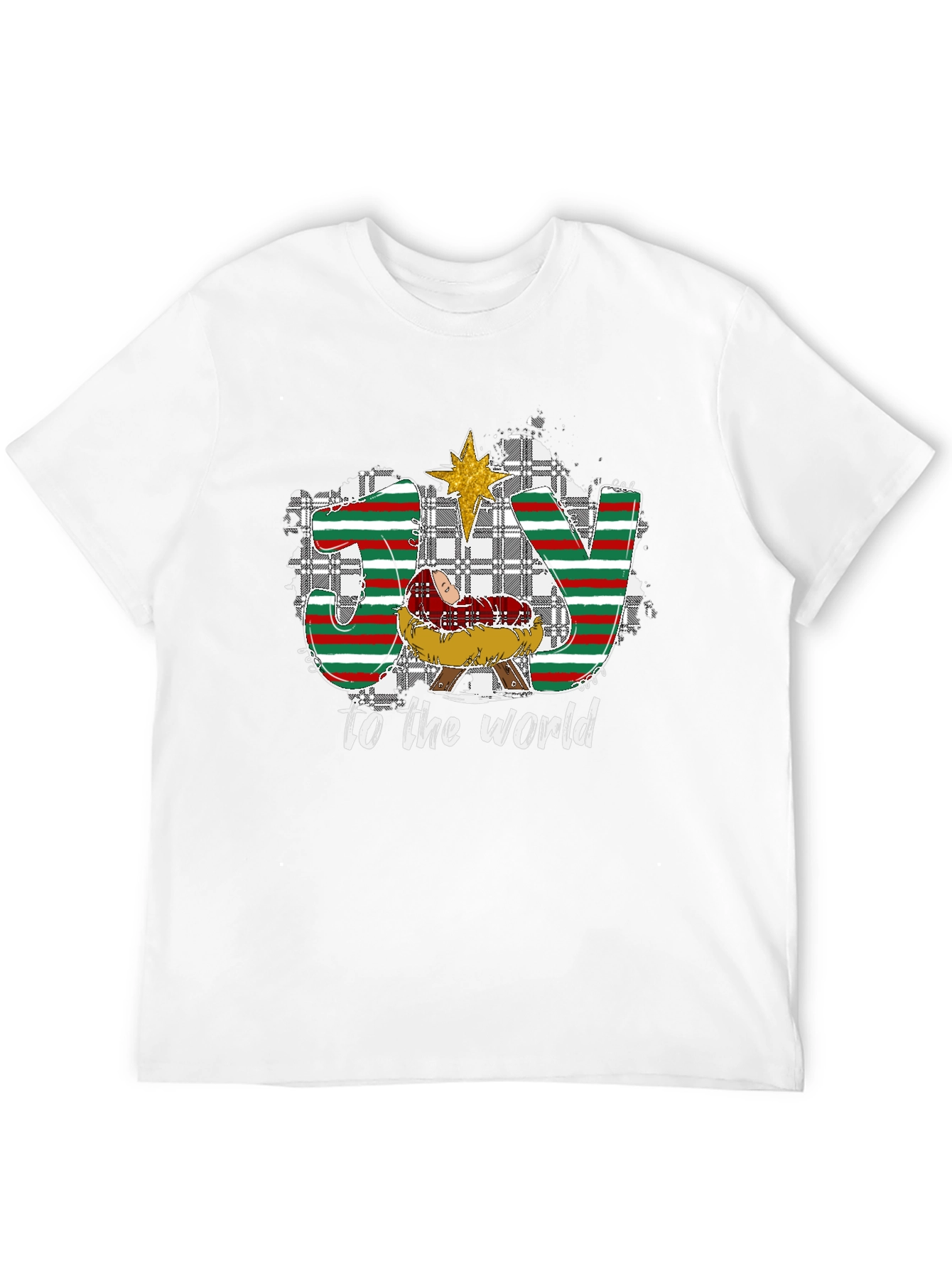 Joy To The World Nativity Christmas T-Shirt