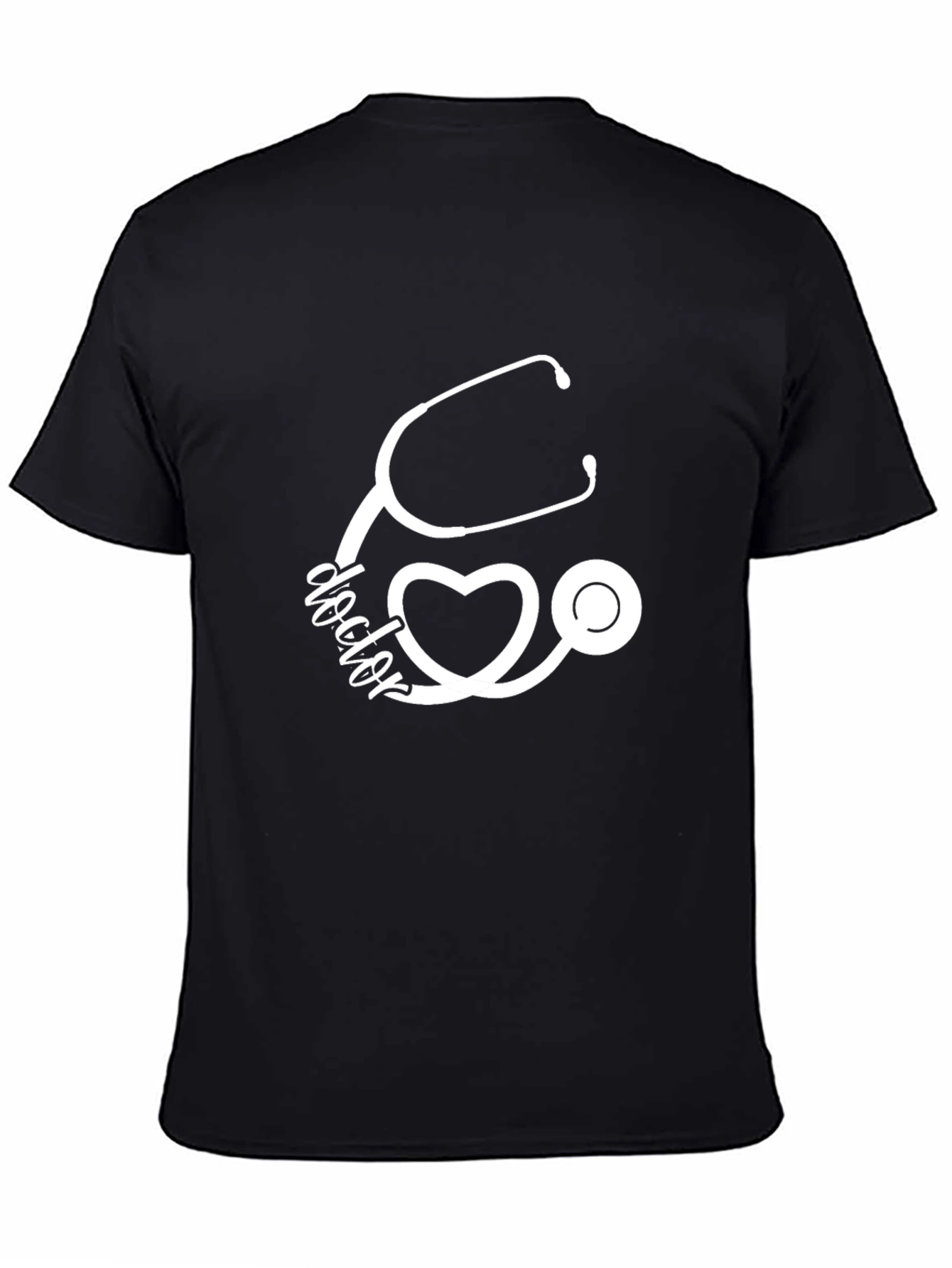 Doctor Stethoscope Heart Graphic Tee - Medical Apparel