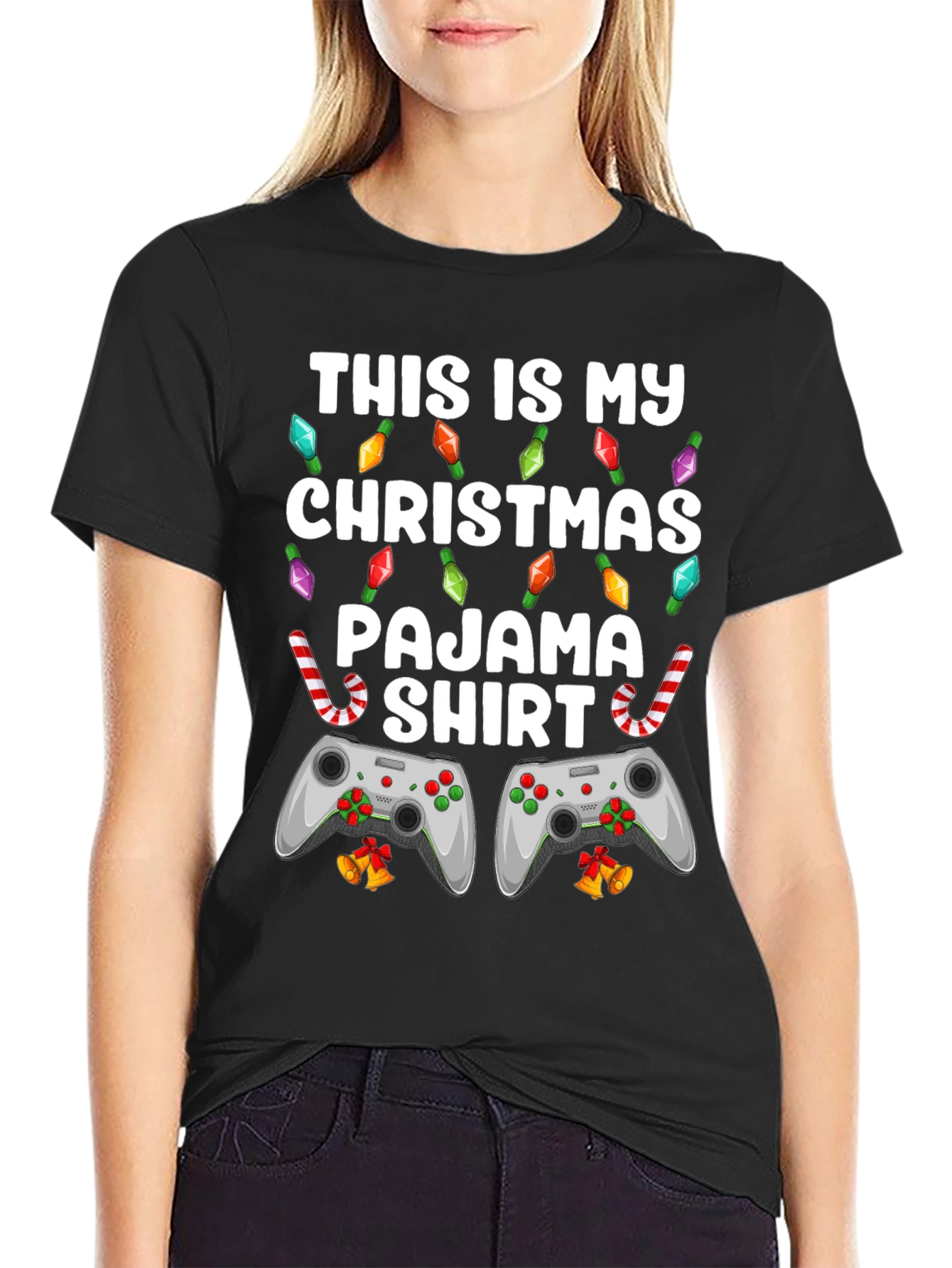 Christmas Pajama Gaming T-Shirt