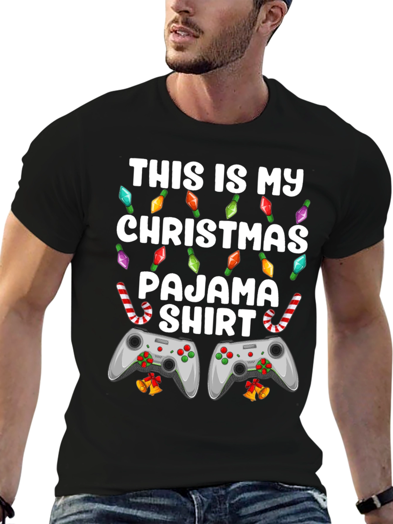 Christmas Pajama Gaming T-Shirt