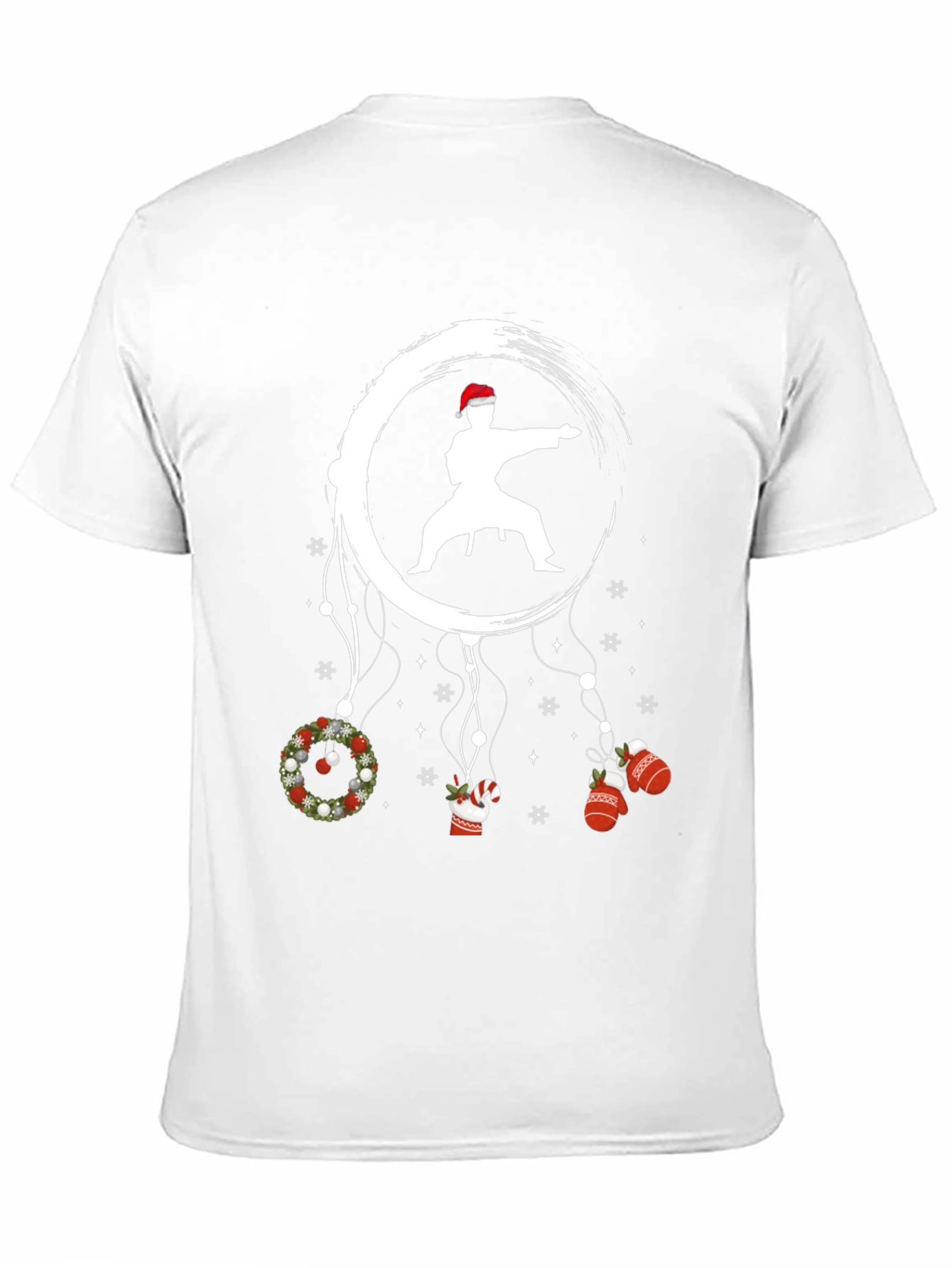 Christmas Karate Graphic Tee - Holiday Martial Arts Shirt
