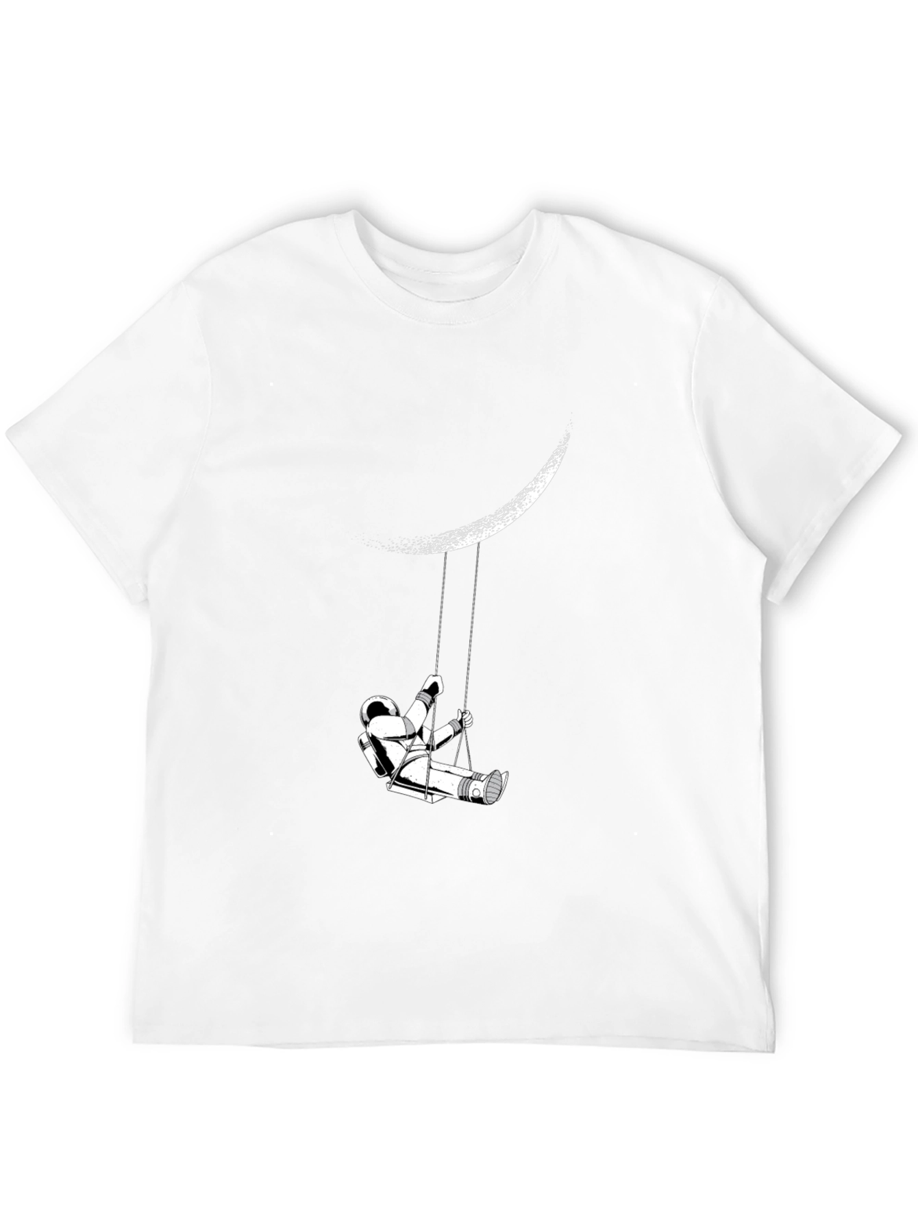 Astronaut Moon Swing Graphic T-Shirt