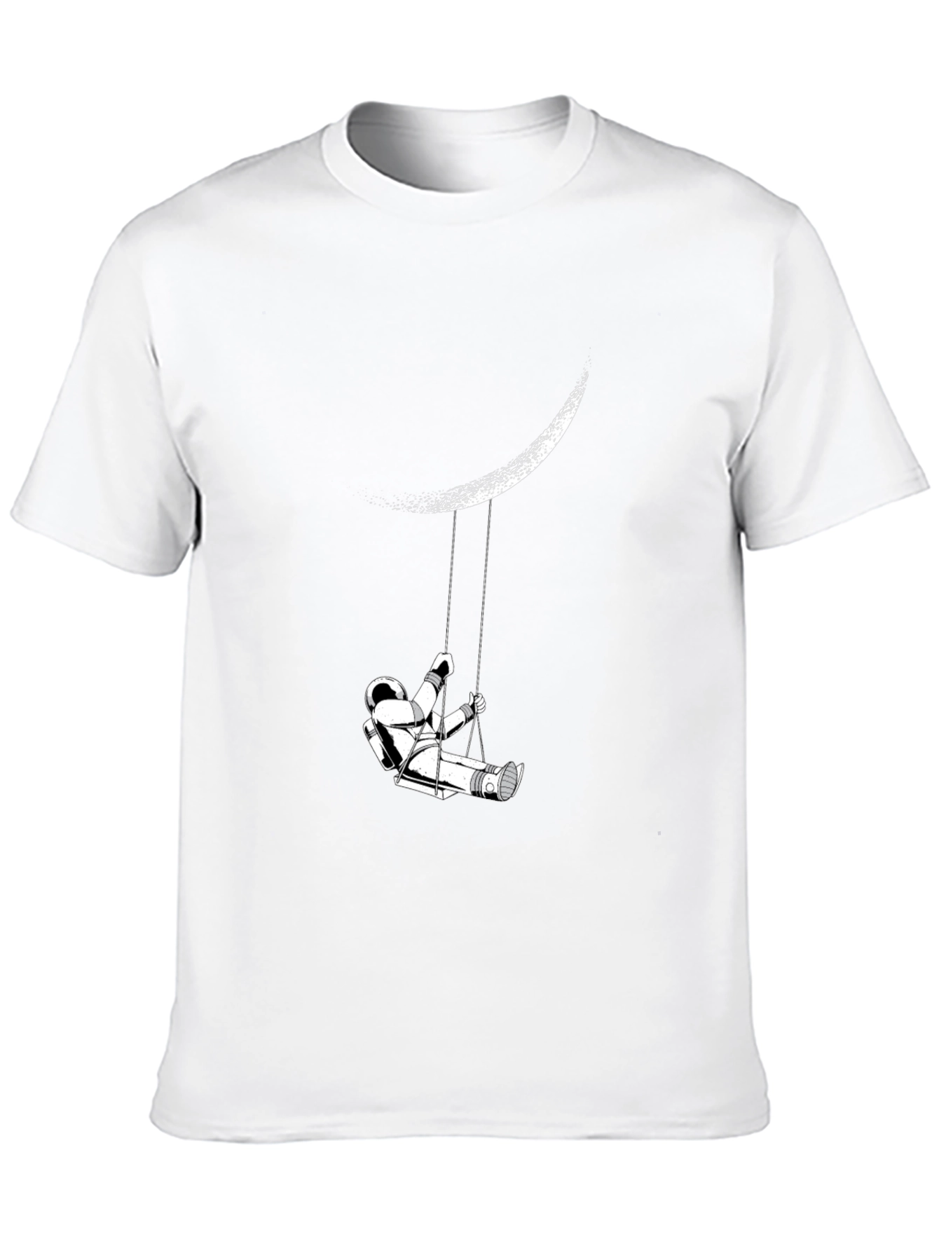 Astronaut Moon Swing Graphic T-Shirt