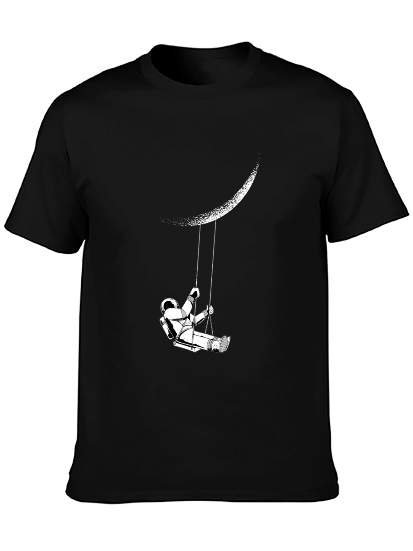 Astronaut Moon Swing Graphic T-Shirt