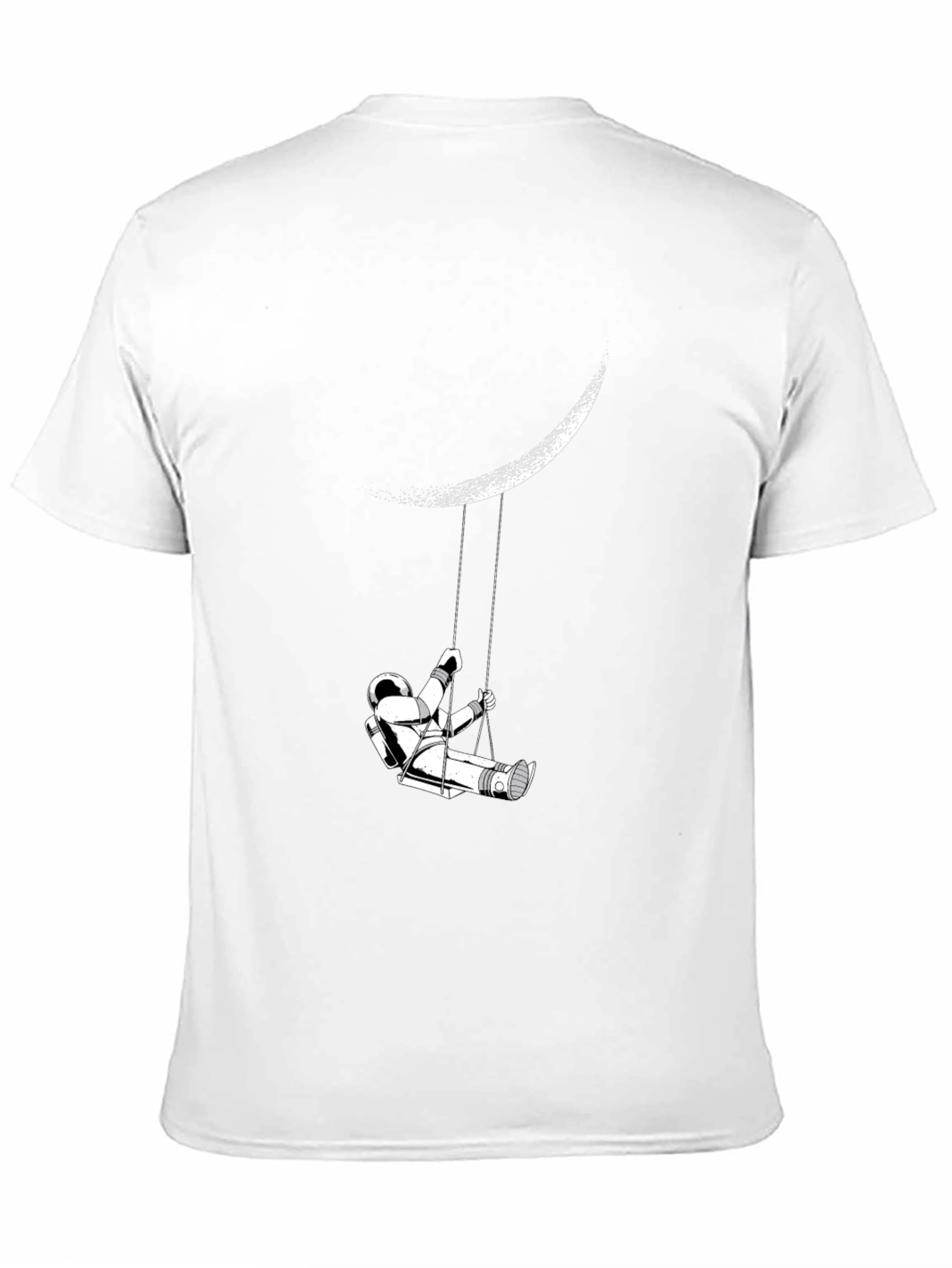 Astronaut Moon Swing Graphic T-Shirt