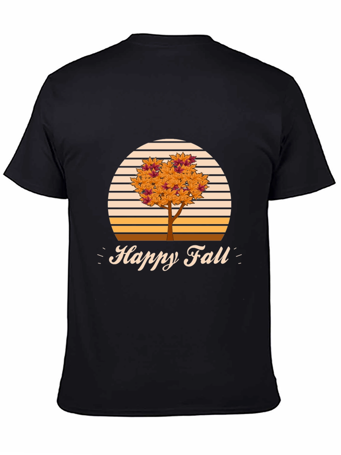 Happy Fall T-Shirt - Autumn Tree Design