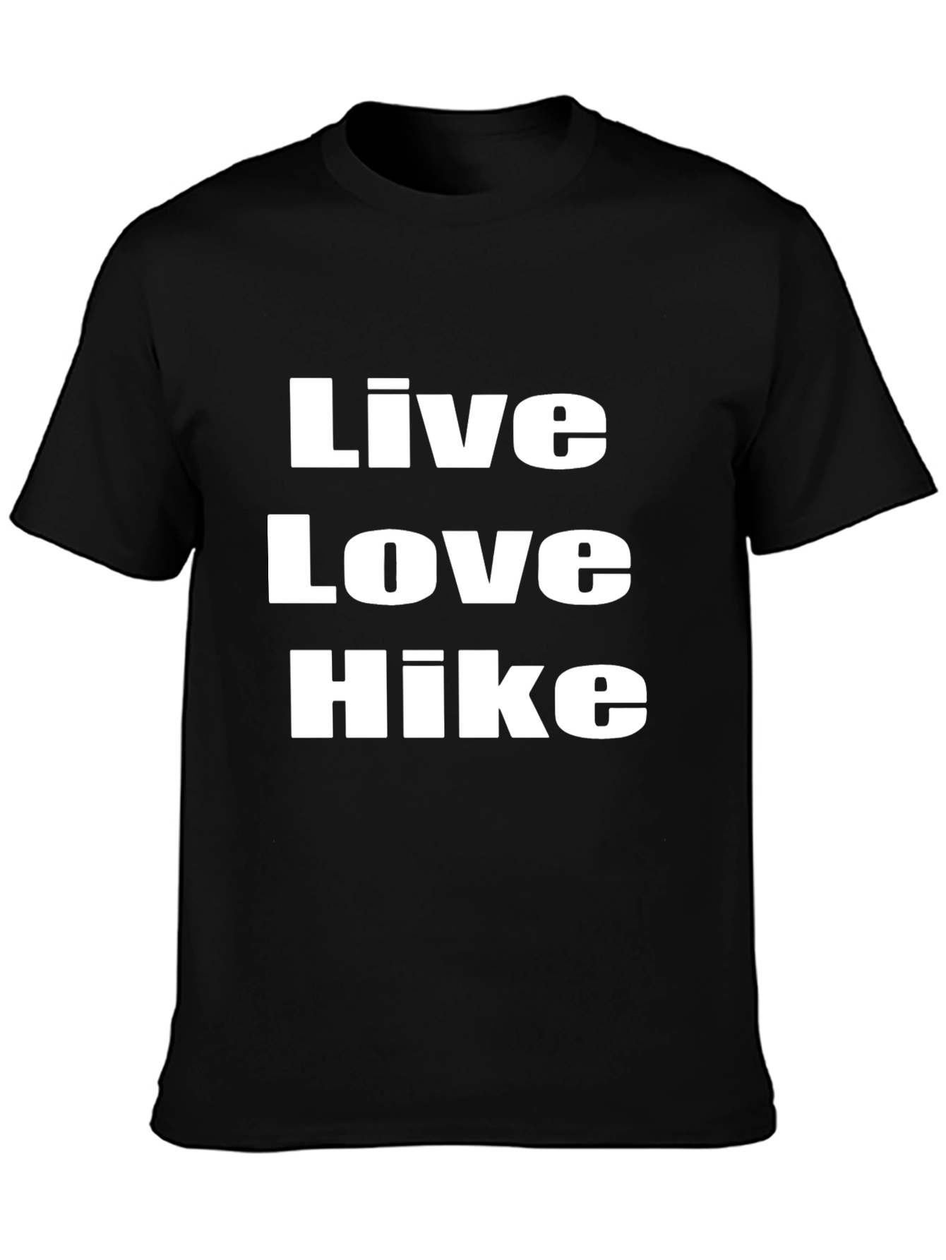 Live Love Hike Black T-Shirt