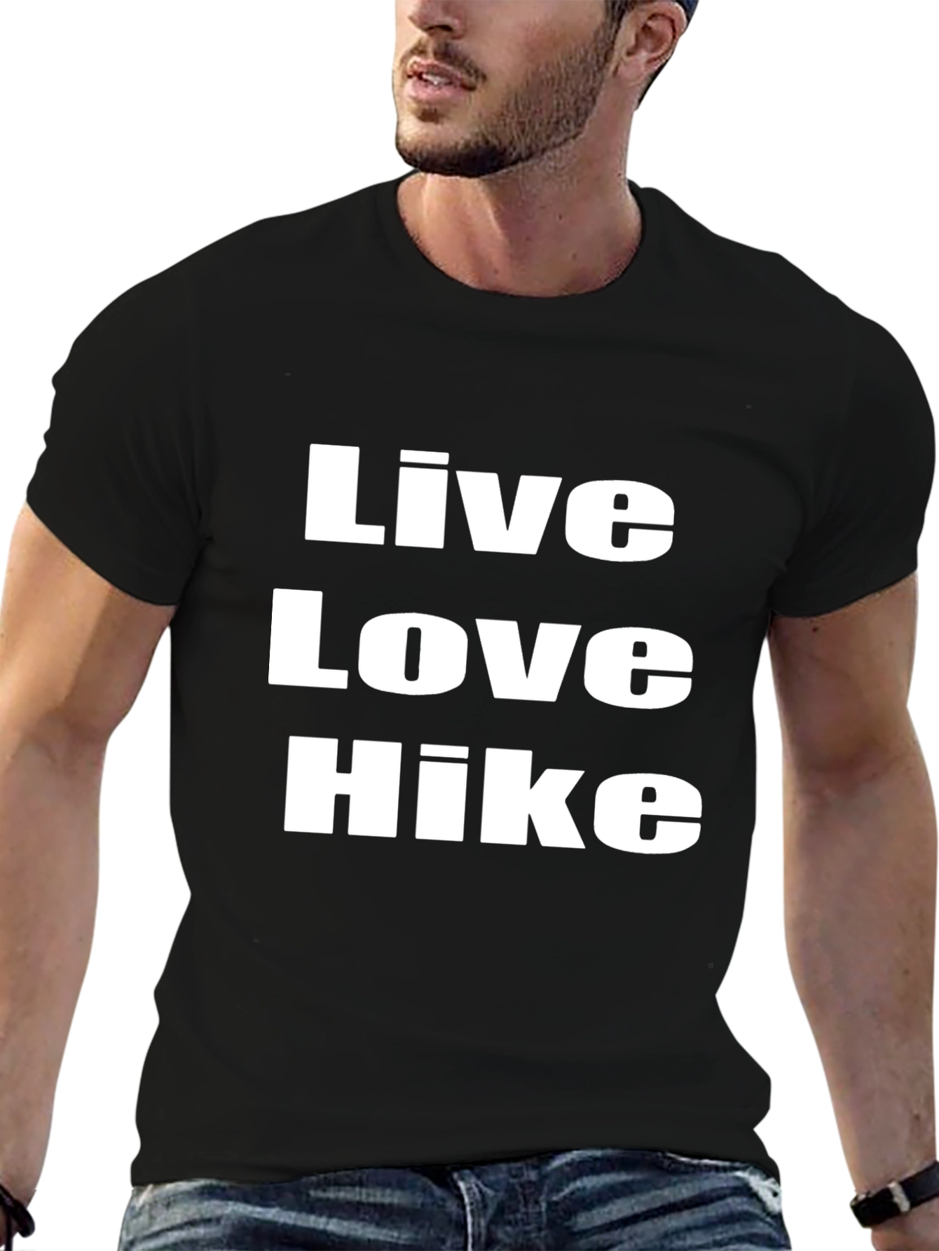 Live Love Hike Black T-Shirt