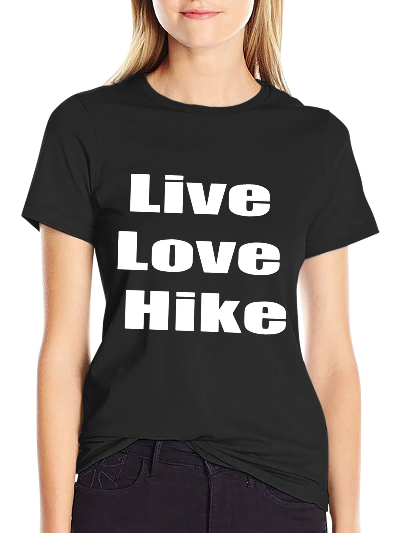 Live Love Hike Black T-Shirt