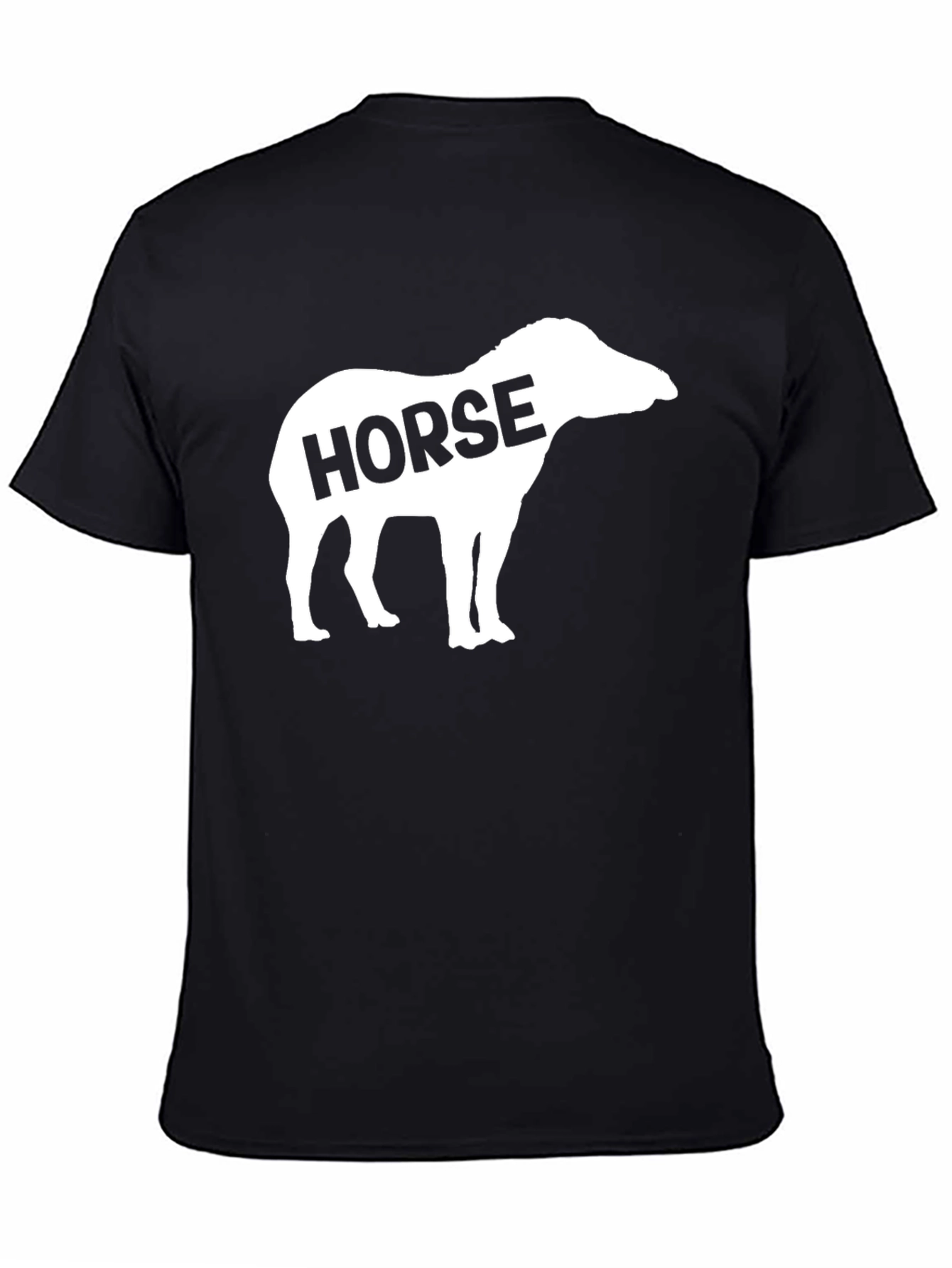 Horse Silhouette T-Shirt - Funny Animal Tee