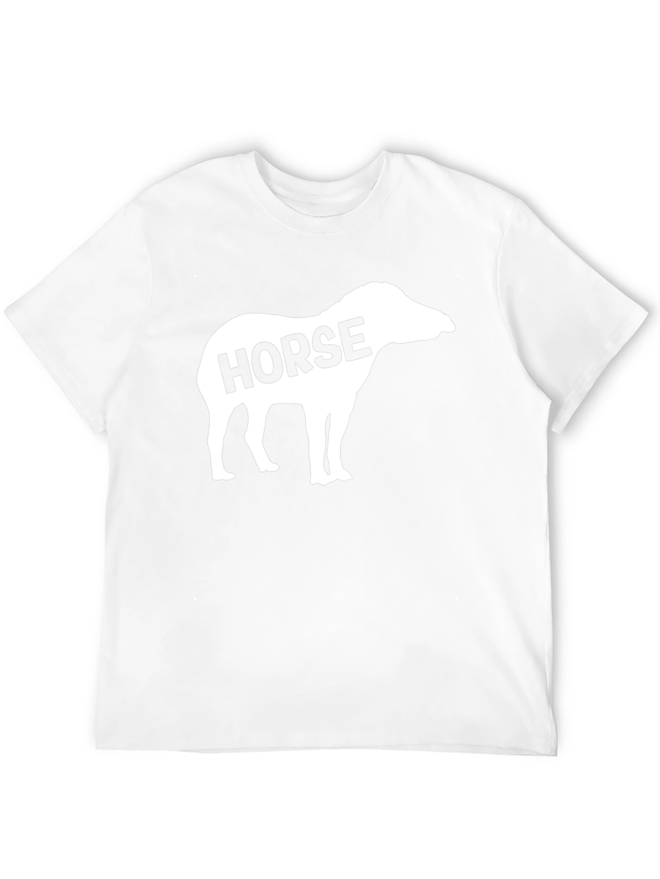 Horse Silhouette T-Shirt - Funny Animal Tee