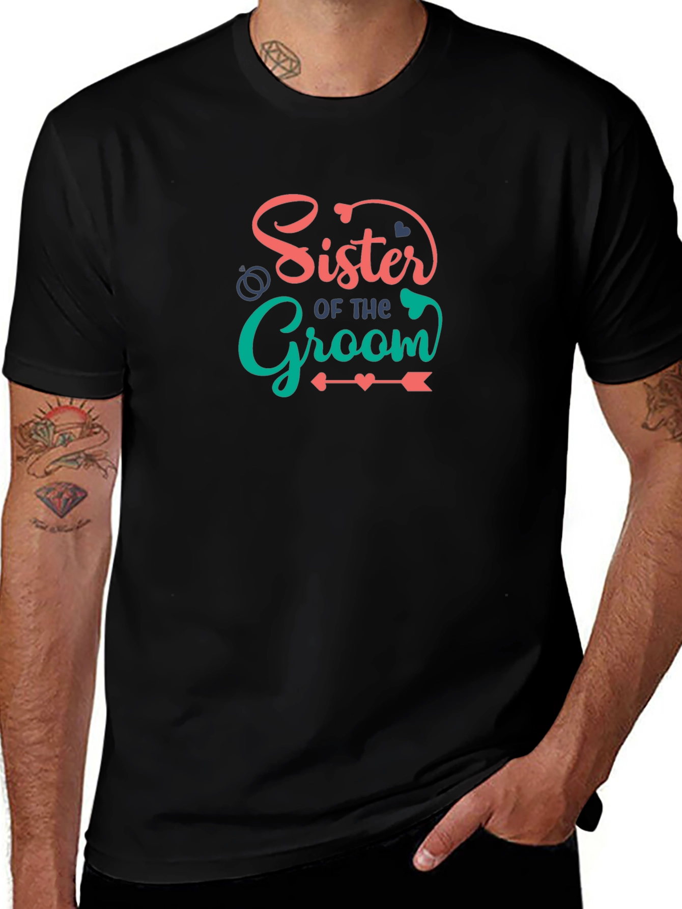 Sister of the Groom Graphic Tee