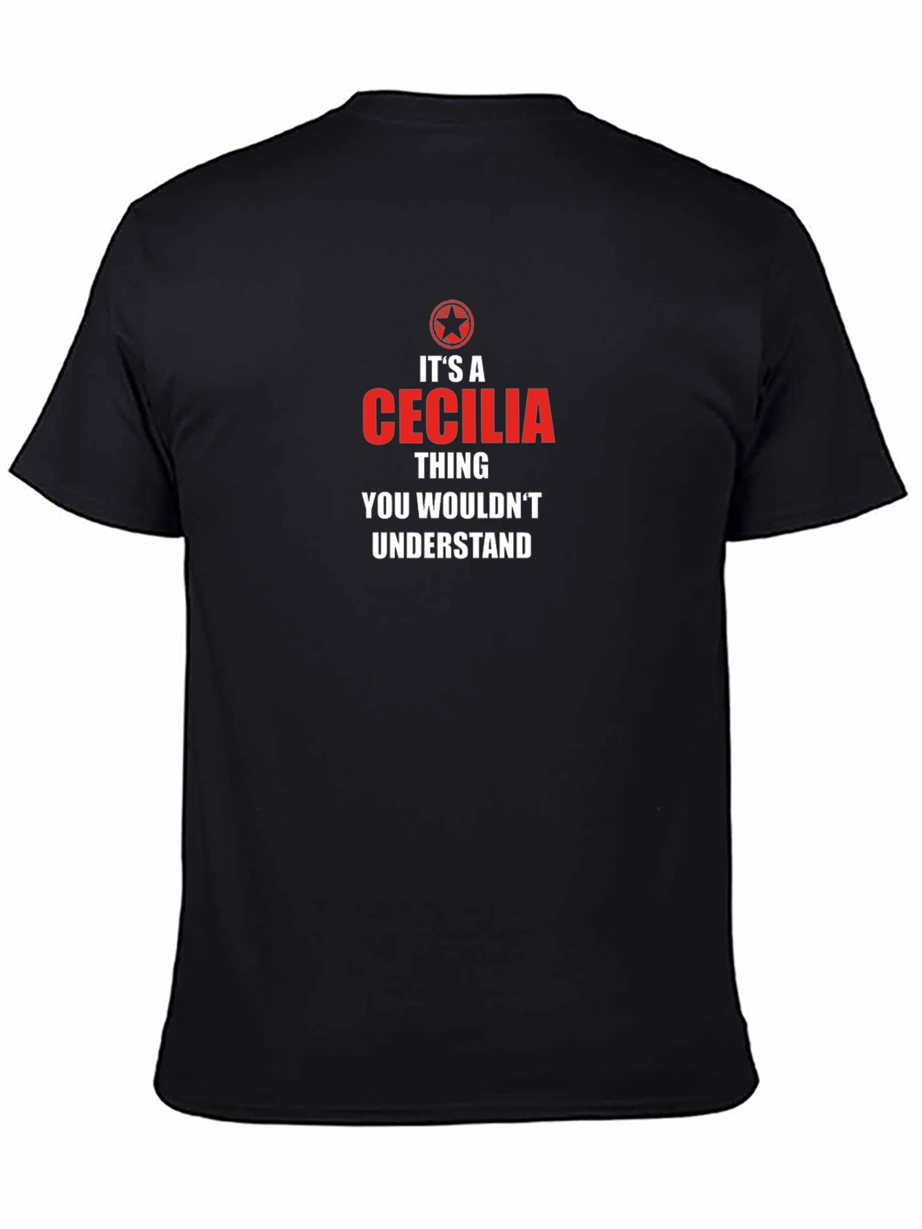 Its a Cecilia Thing T-Shirt - Black