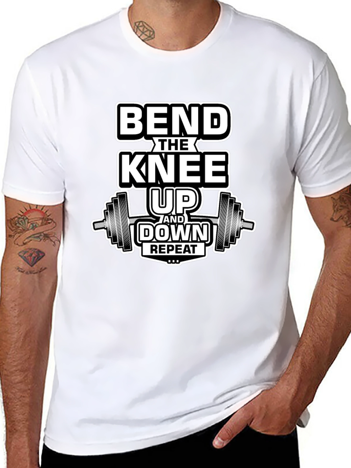 Bend The Knee Workout T-Shirt