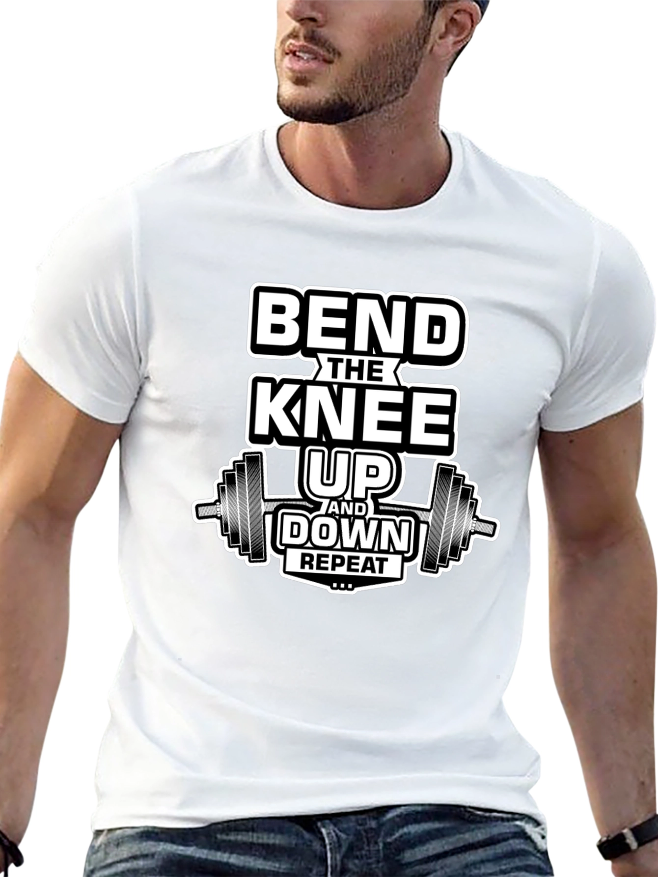 Bend The Knee Workout T-Shirt