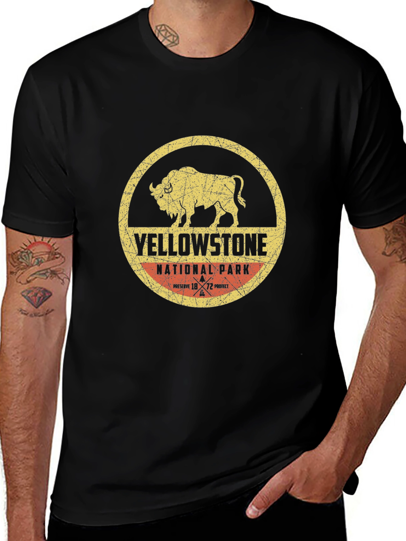 Yellowstone National Park Buffalo T-Shirt