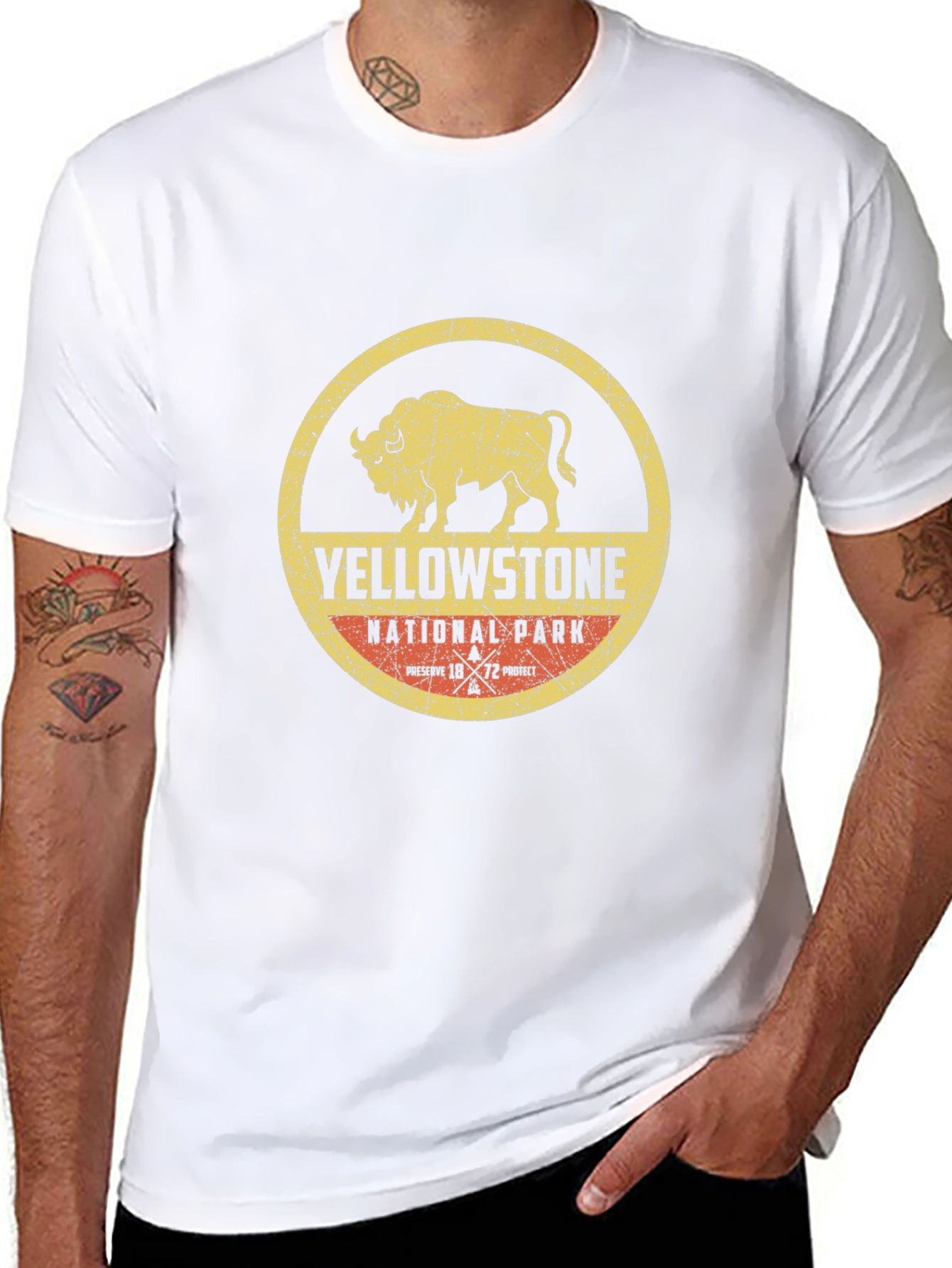 Yellowstone National Park Buffalo T-Shirt