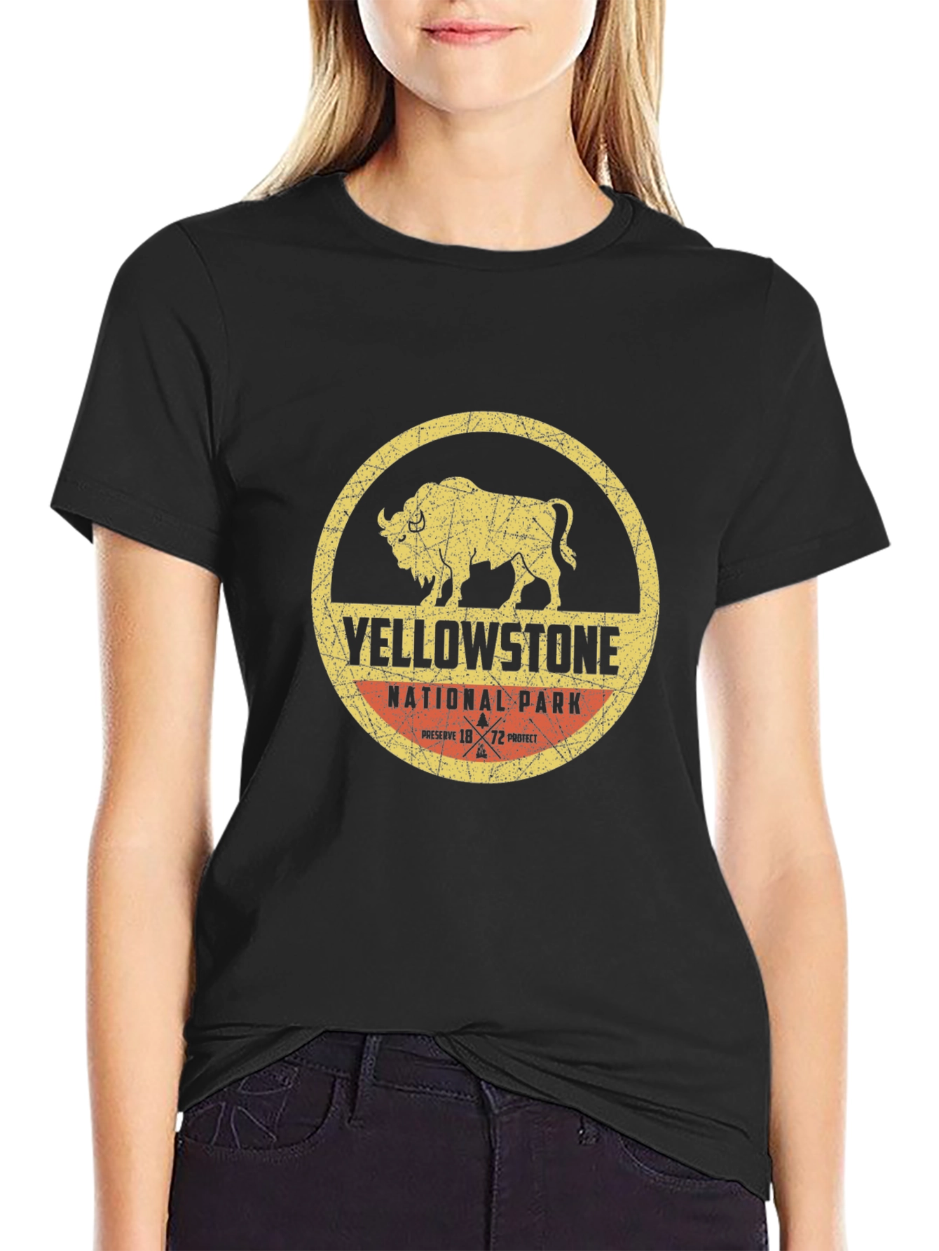 Yellowstone National Park Buffalo T-Shirt