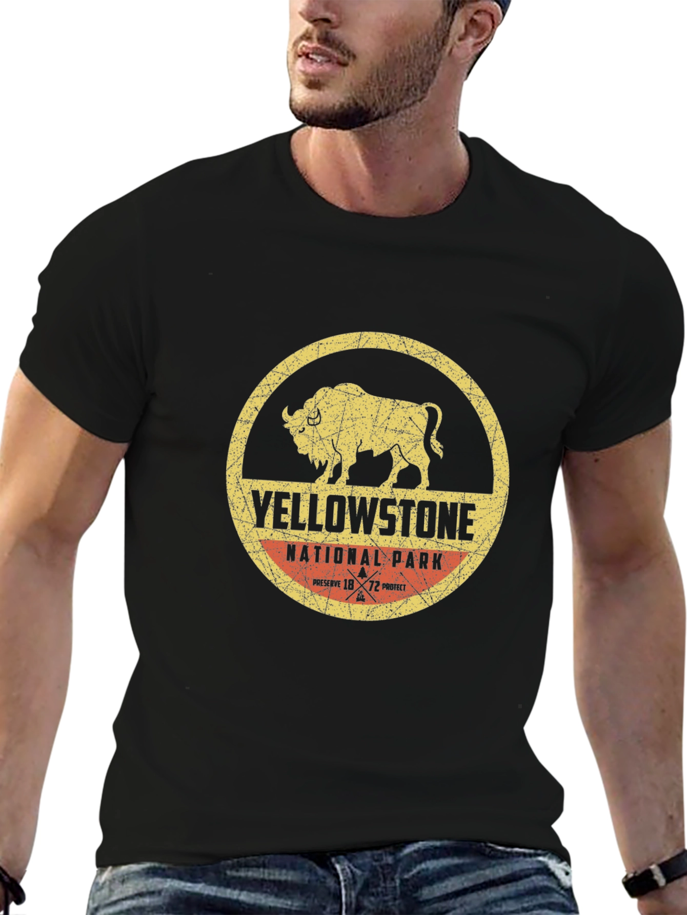 Yellowstone National Park Buffalo T-Shirt