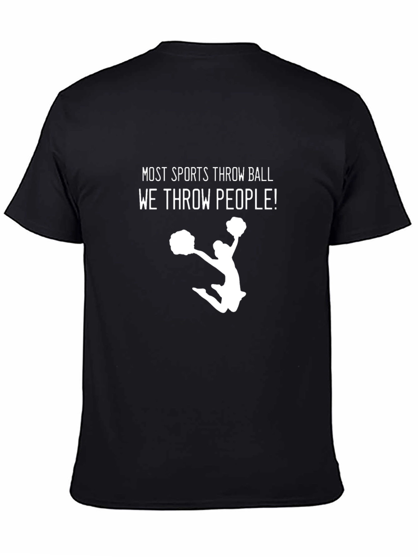 Cheerleader Throw People Graphic Tee