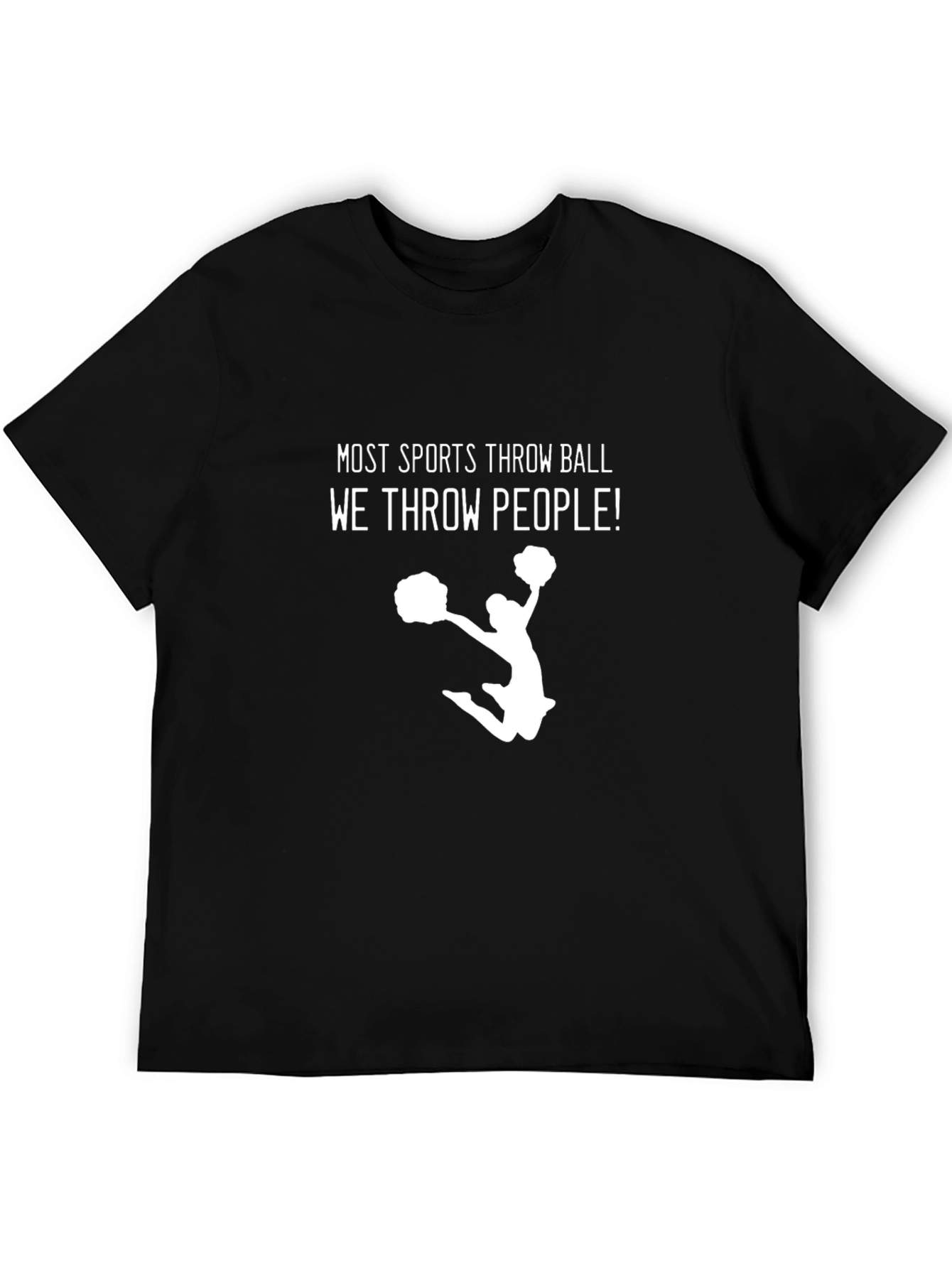 Cheerleader Throw People Graphic Tee