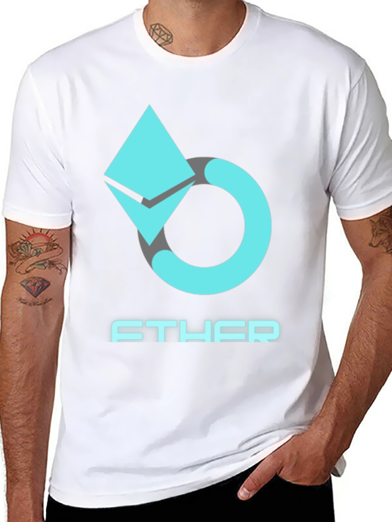 FTHER Crypto T-Shirt - Stylish Blockchain Apparel