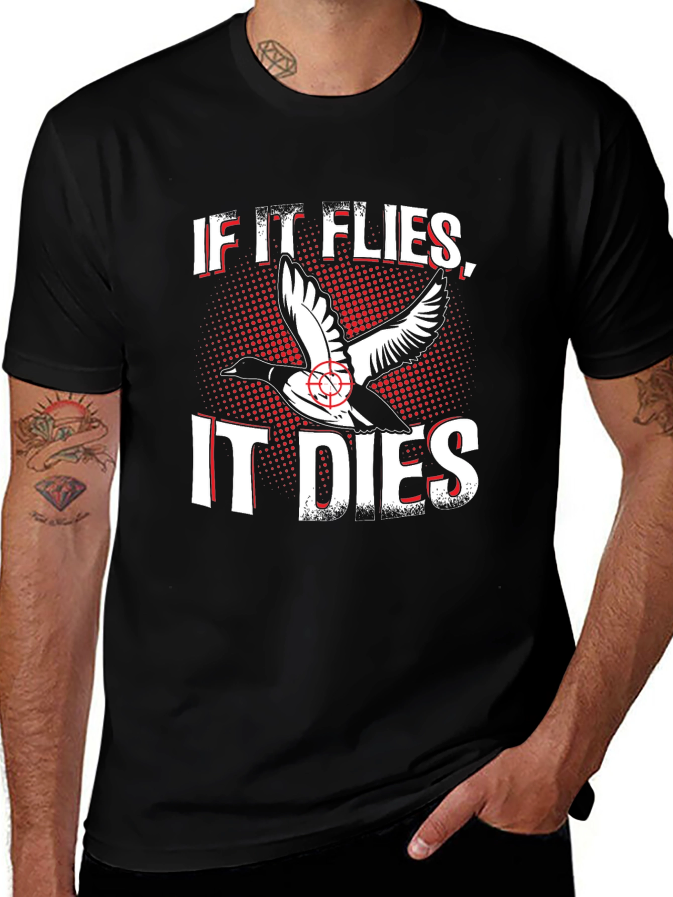 If It Flies It Dies Hunting T-Shirt