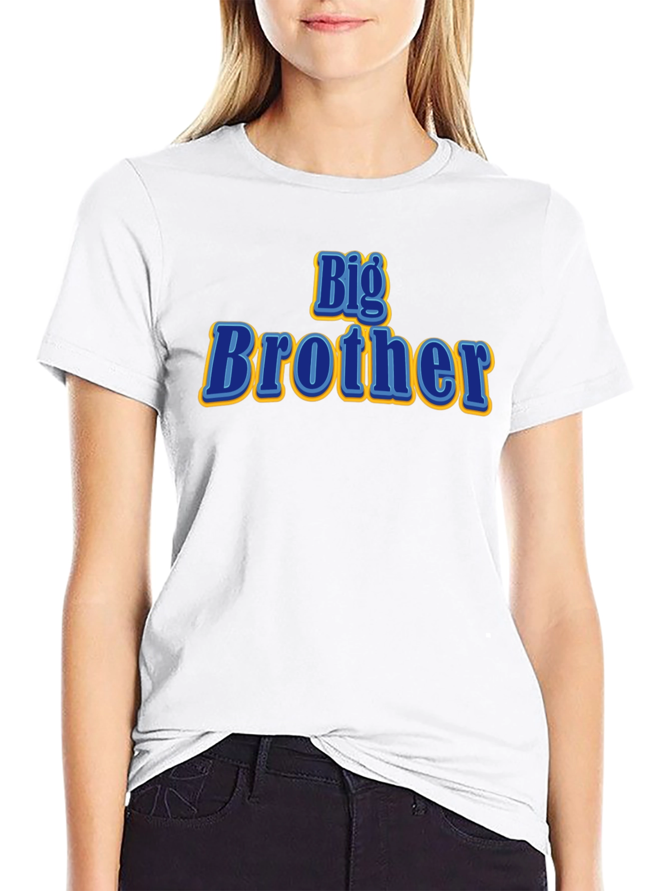 Big Brother Graphic T-Shirt - Black Cotton Tee