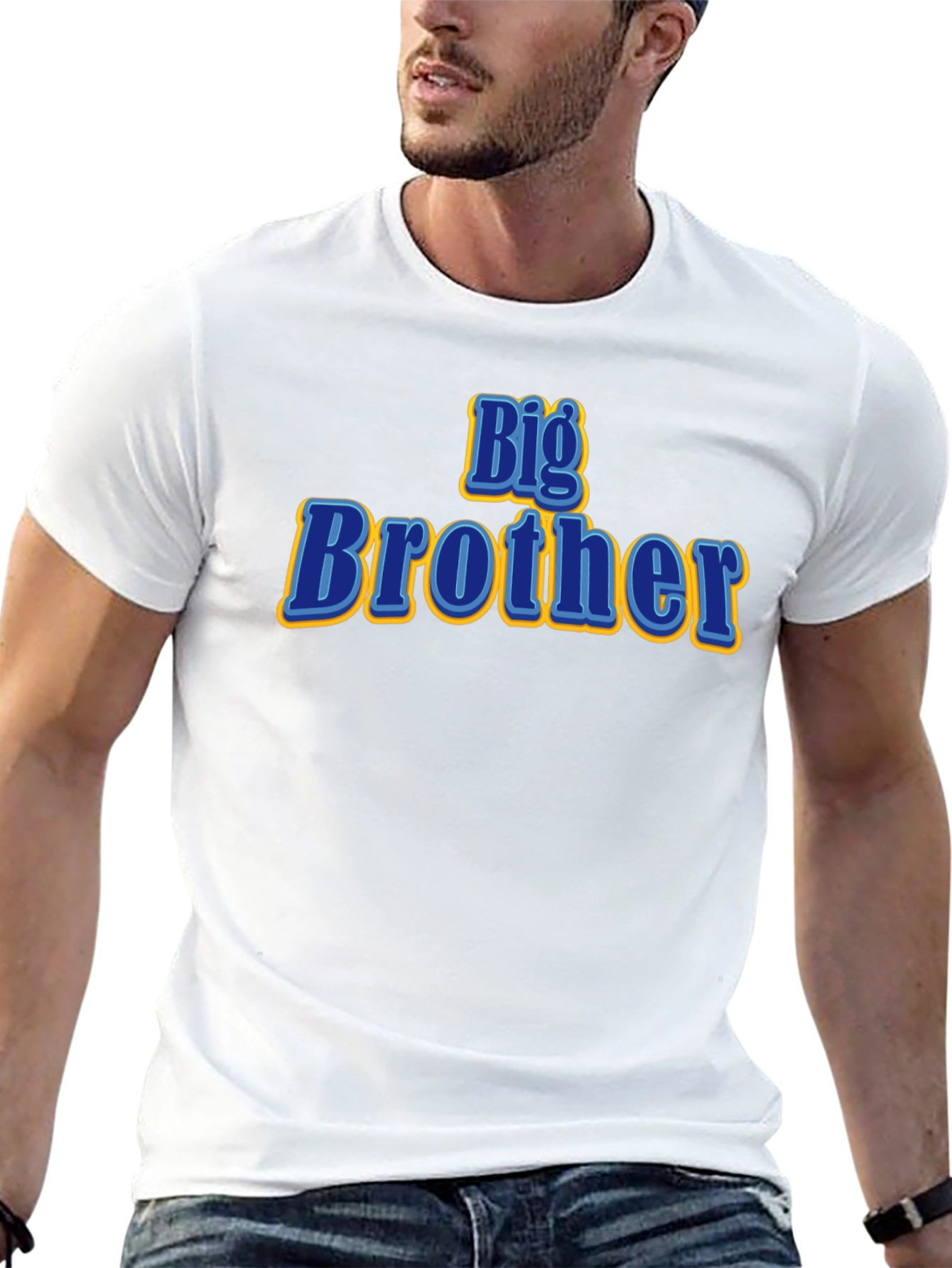 Big Brother Graphic T-Shirt - Black Cotton Tee