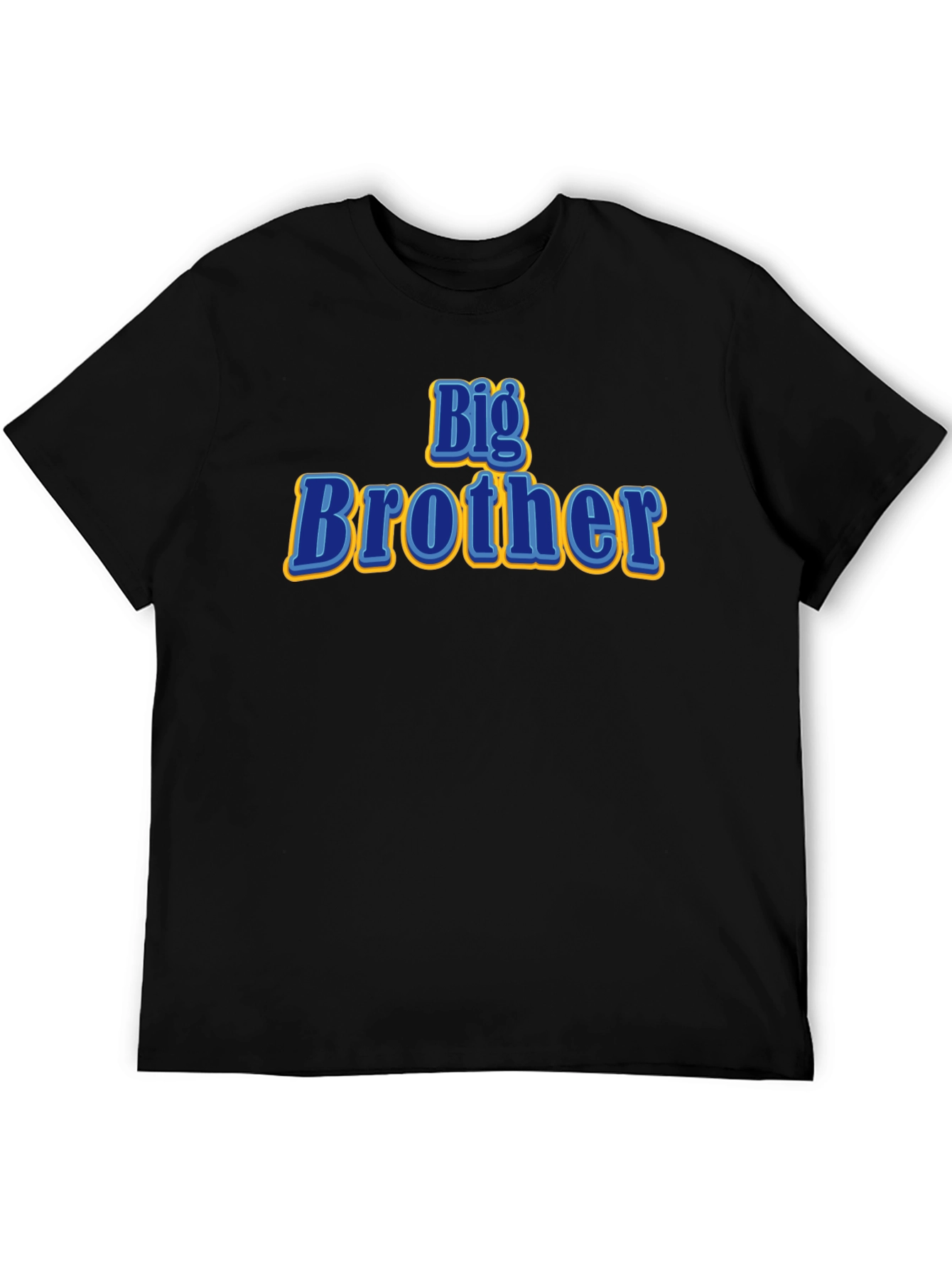 Big Brother Graphic T-Shirt - Black Cotton Tee