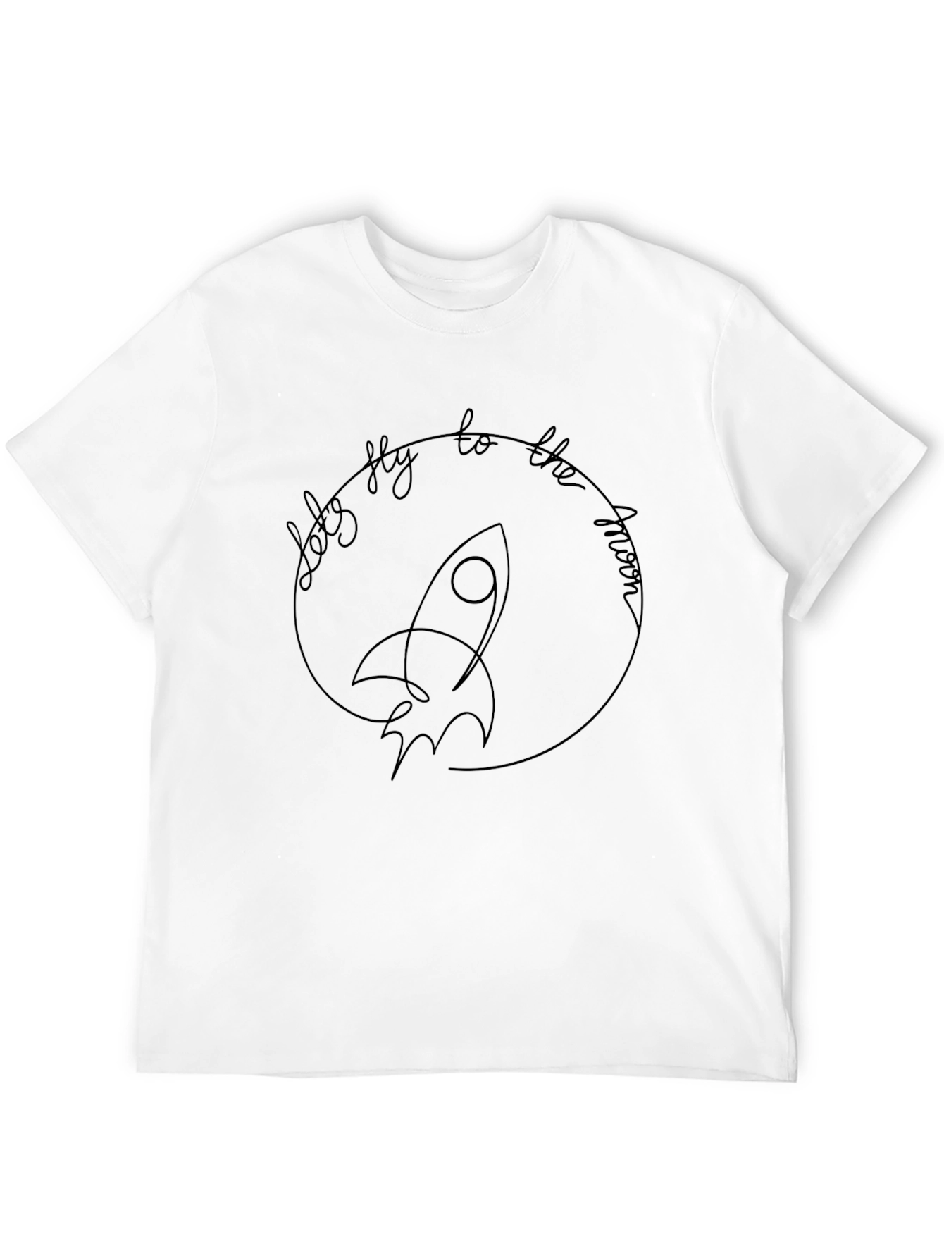 Lets Fly to the Moon Graphic Tee