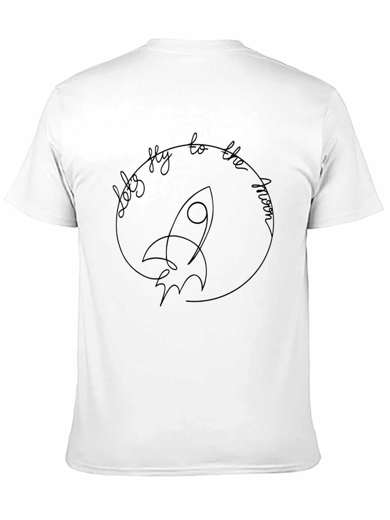 Lets Fly to the Moon Graphic Tee