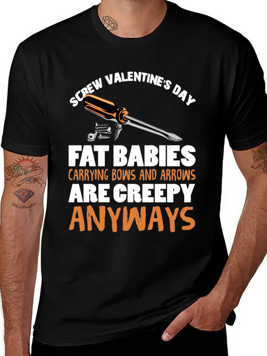 Screw Valentines Day T-Shirt - Funny Anti-Romance Tee