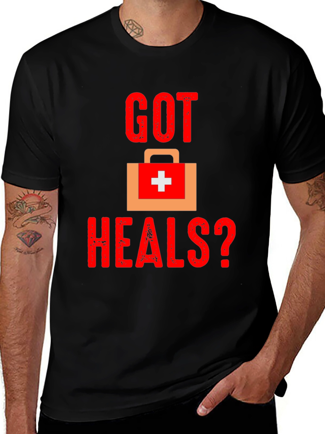 Got Heals? Graphic Tee - Gamer Medic T-Shirt