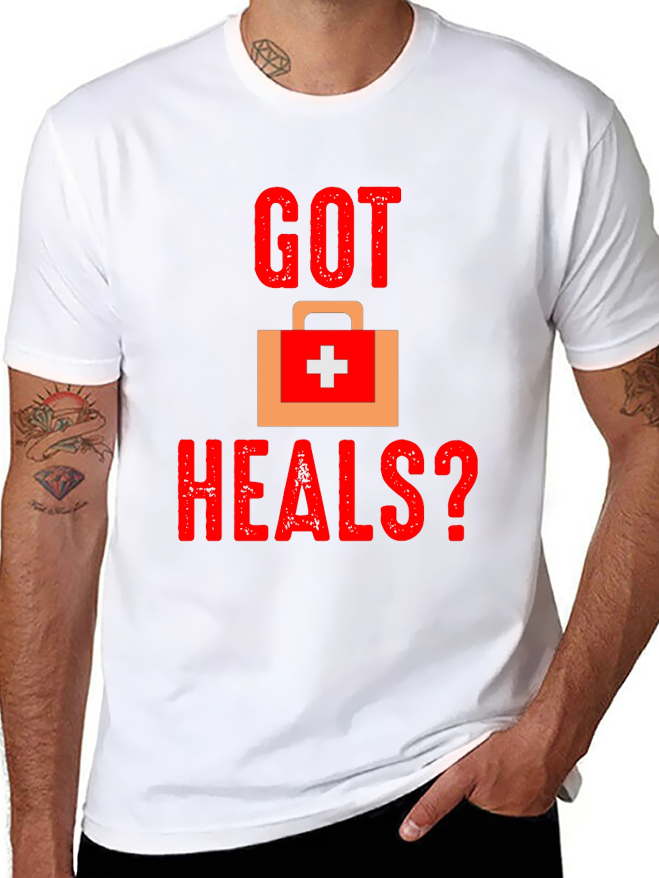 Got Heals? Graphic Tee - Gamer Medic T-Shirt