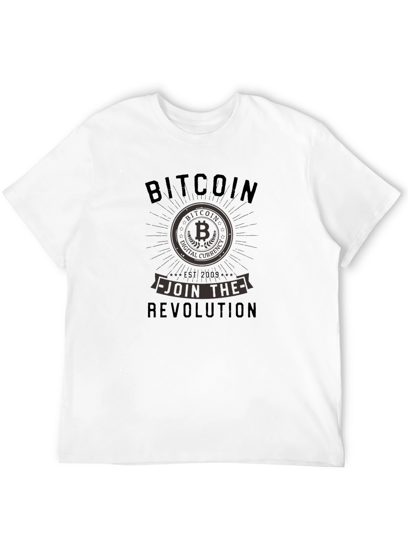 Bitcoin Revolution Tee - Crypto Currency T-Shirt