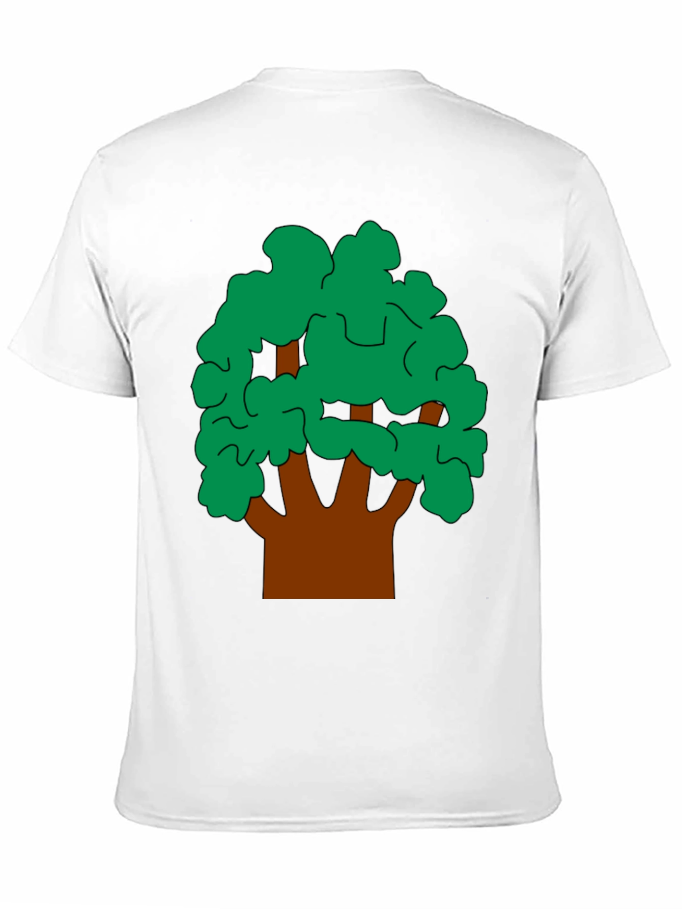 Tree Graphic Tee - Nature Inspired Black T-Shirt