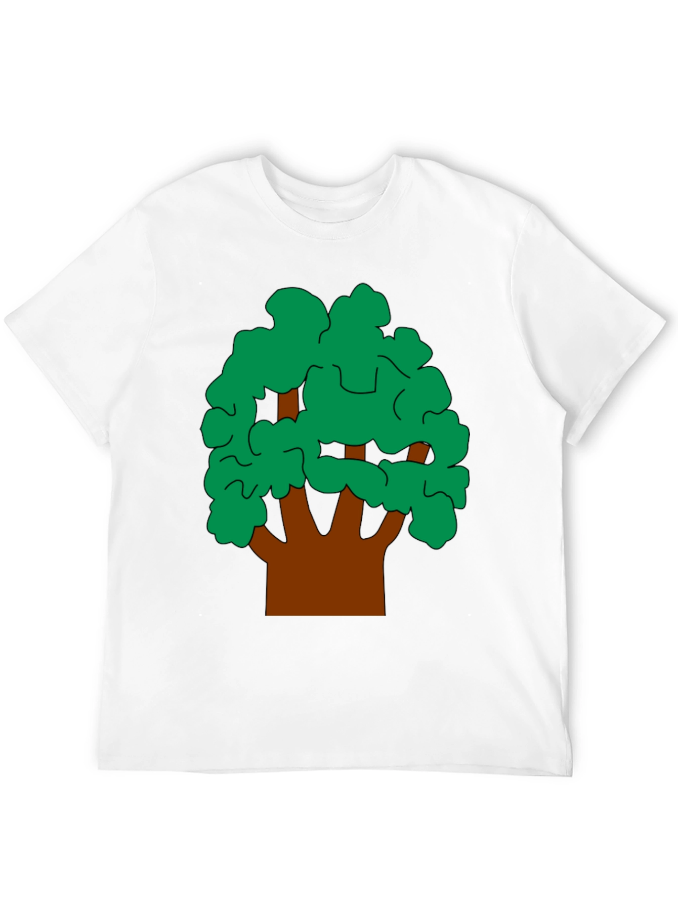 Tree Graphic Tee - Nature Inspired Black T-Shirt