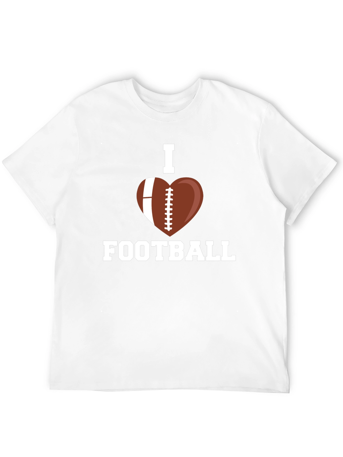 I Heart Football Graphic T-Shirt
