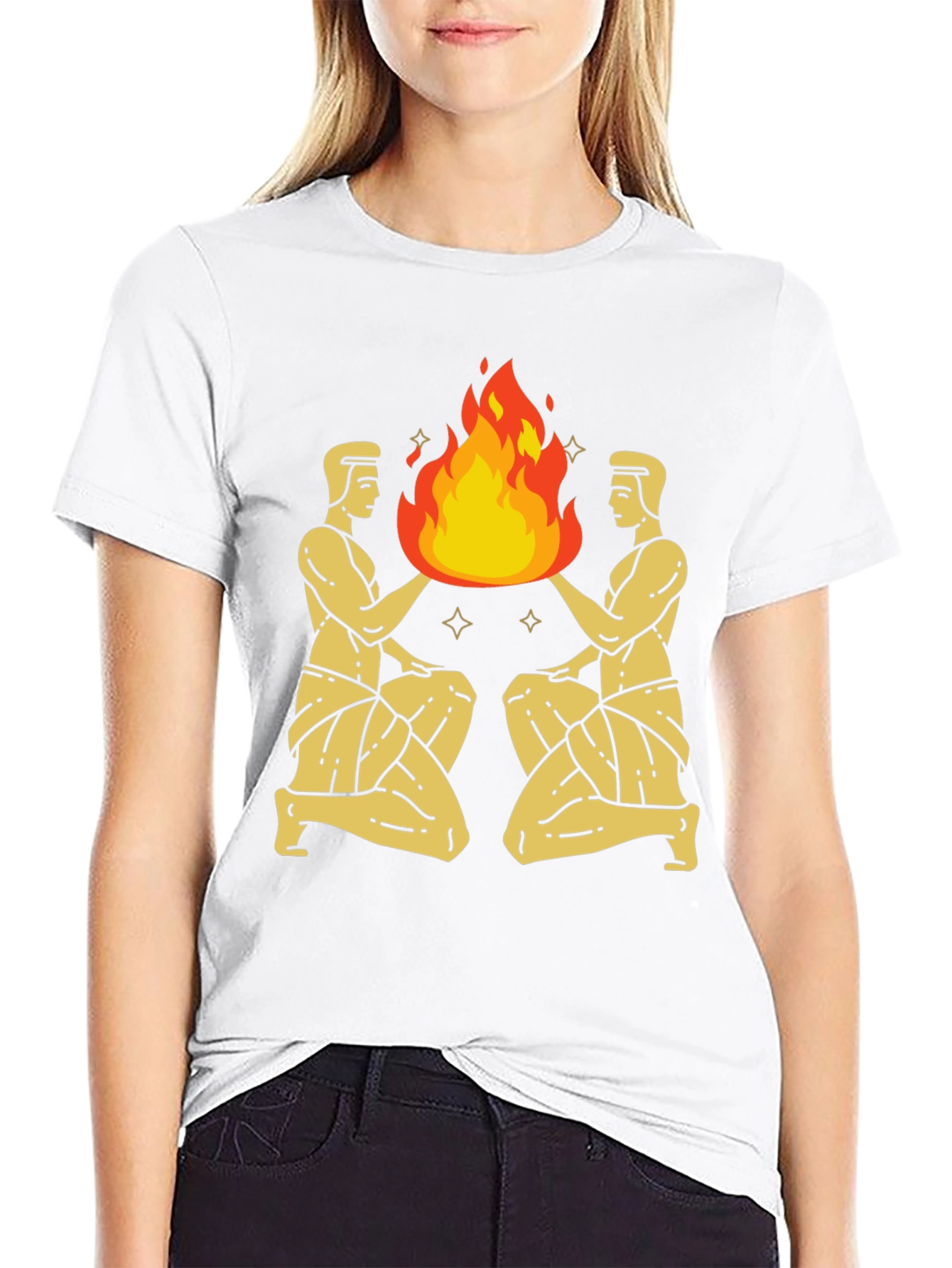Gemini Fire Graphic Tee