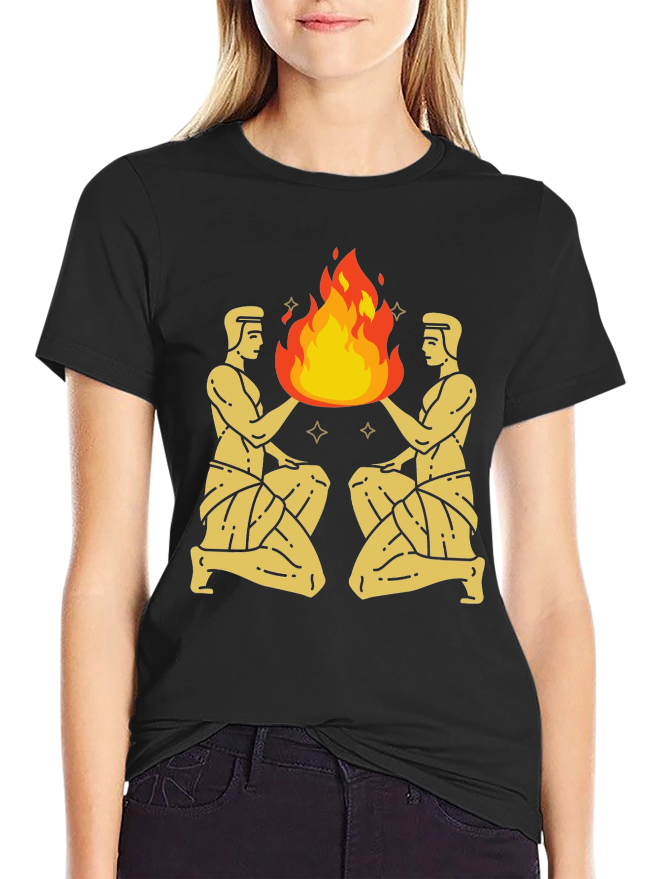 Gemini Fire Graphic Tee