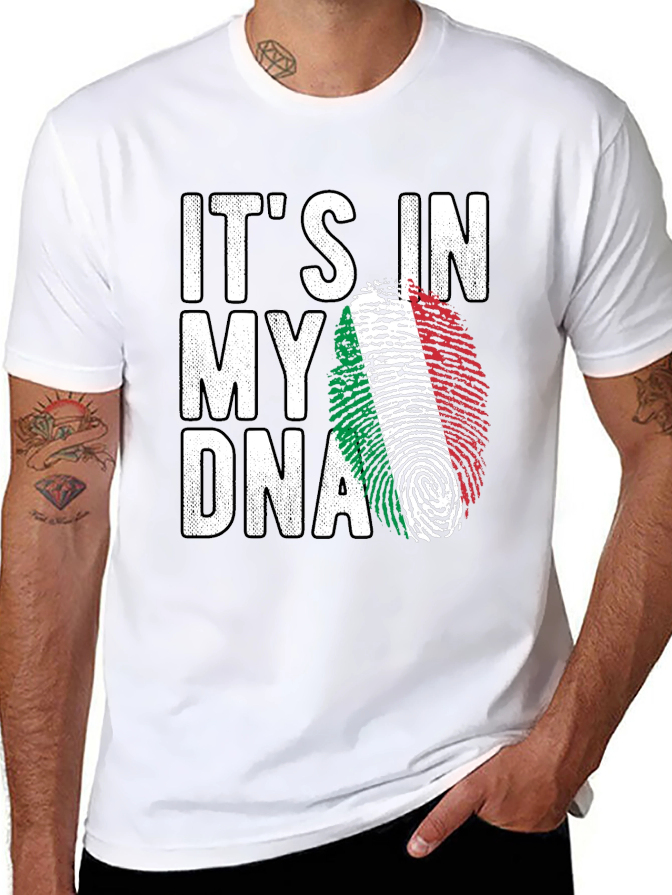Italian DNA T-Shirt - Black Tee