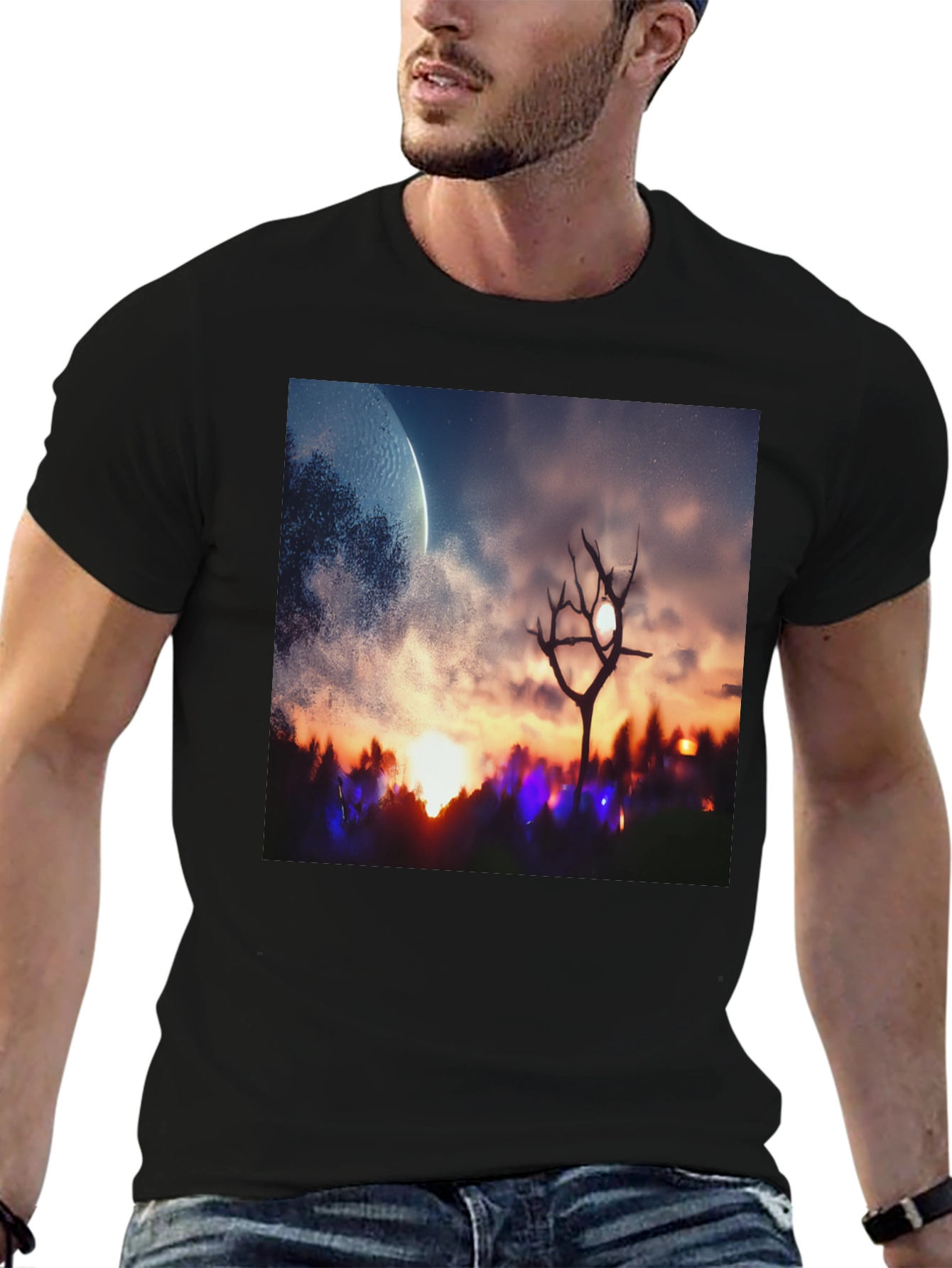 Otherworldly Sunset Graphic Tee