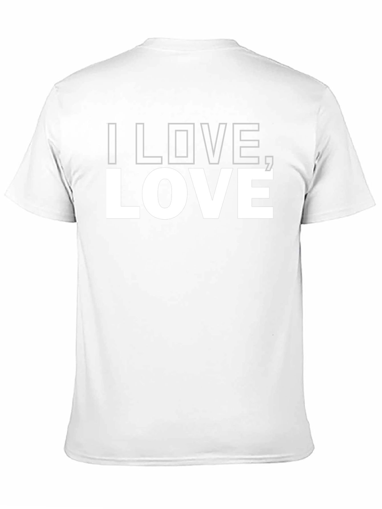 I Love Love Graphic Tee - Black